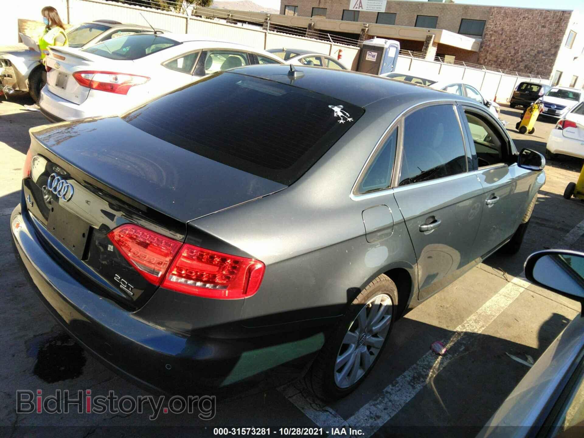 2011 AUDI A4 - VIN: WAUFFAFL7BA068483 - Фото 4