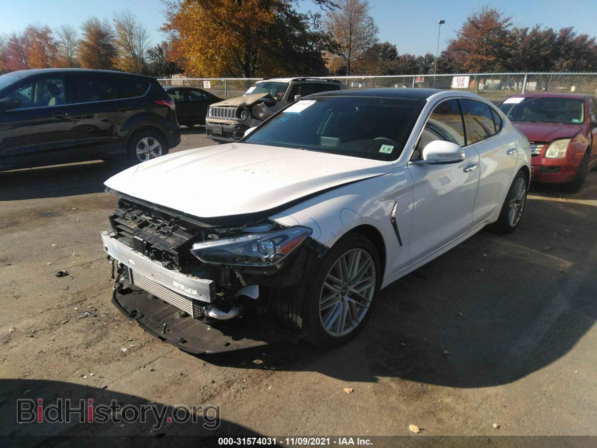 2021 GENESIS G70 - VIN: KMTG34LA6MU075447 - Фото 2