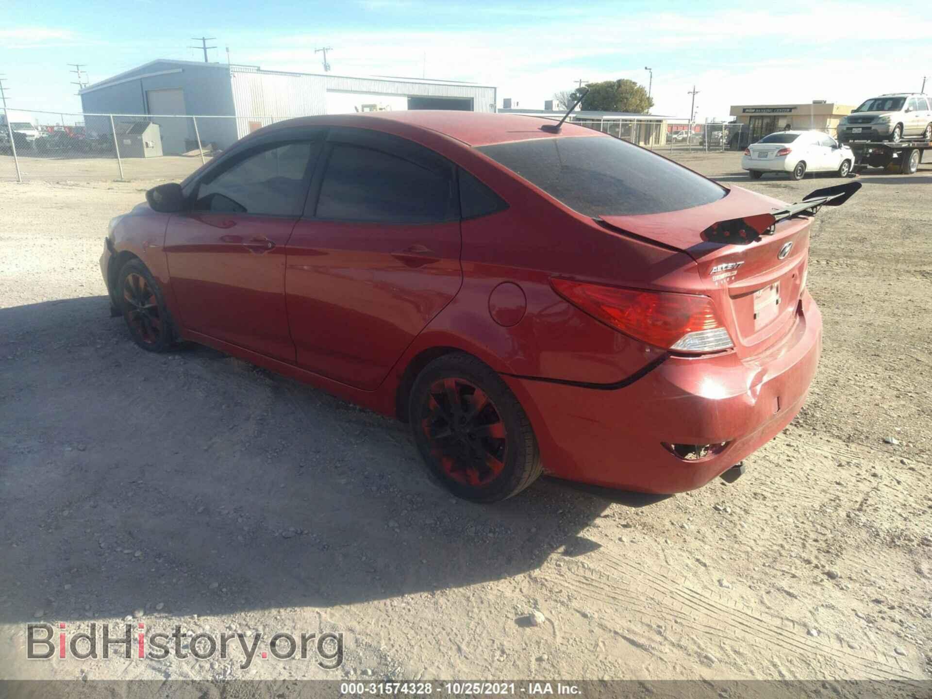 2012 HYUNDAI ACCENT - VIN: KMHCU4AE1CU054354 - Фото 3