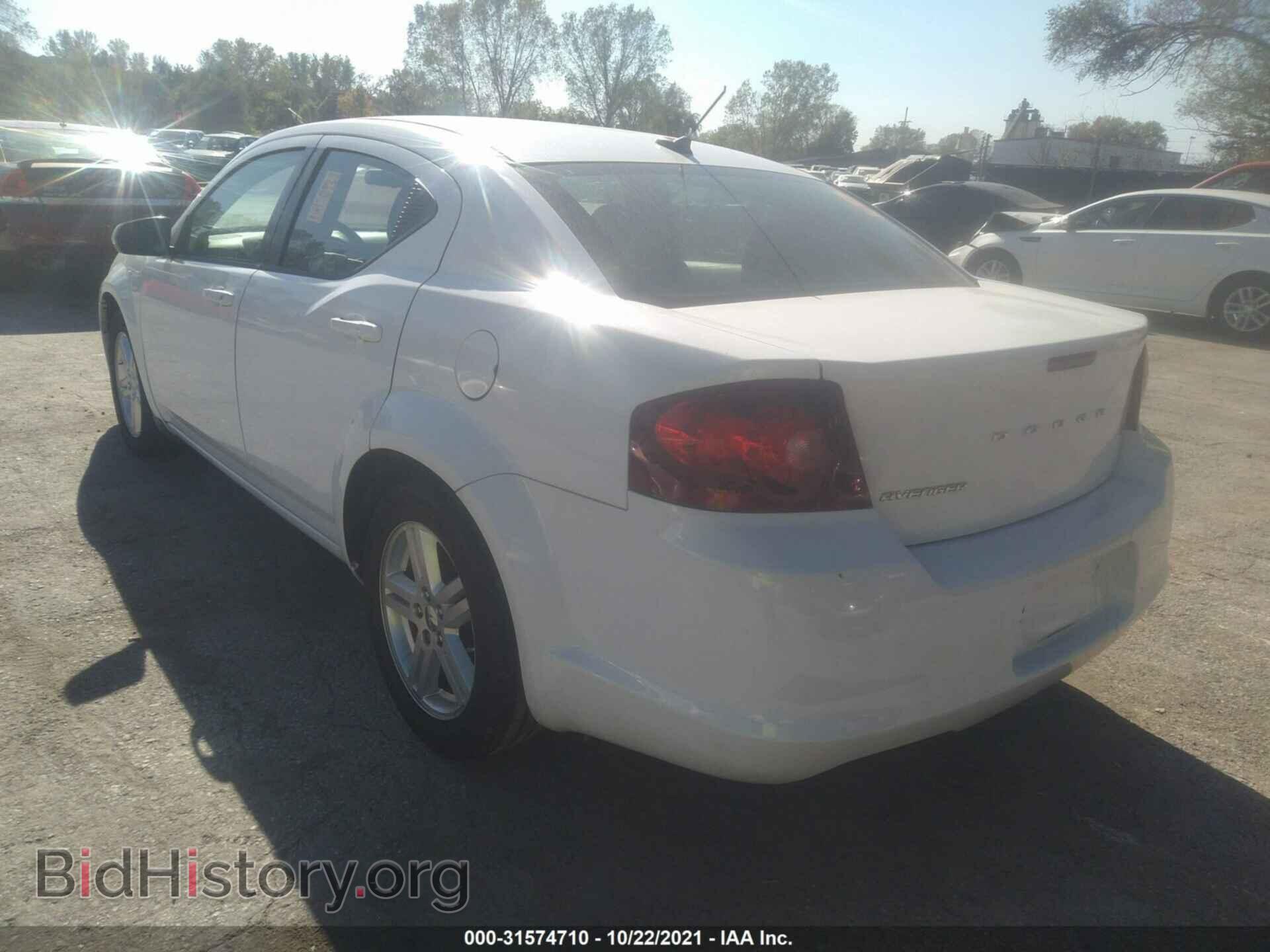 2013 DODGE AVENGER - VIN: 1C3CDZCB5DN625462 - Фото 3