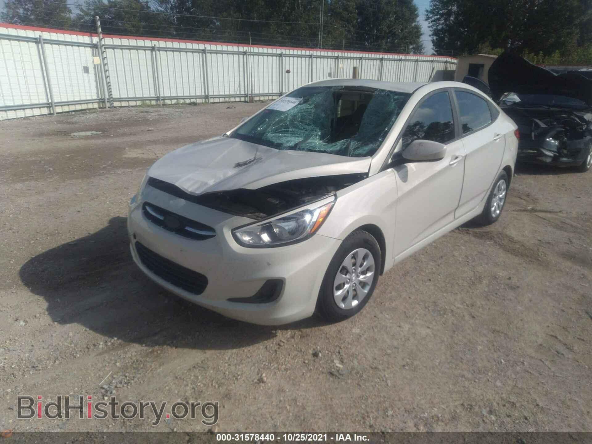 2016 HYUNDAI ACCENT - VIN: KMHCT4AE8GU123792 - Фото 2