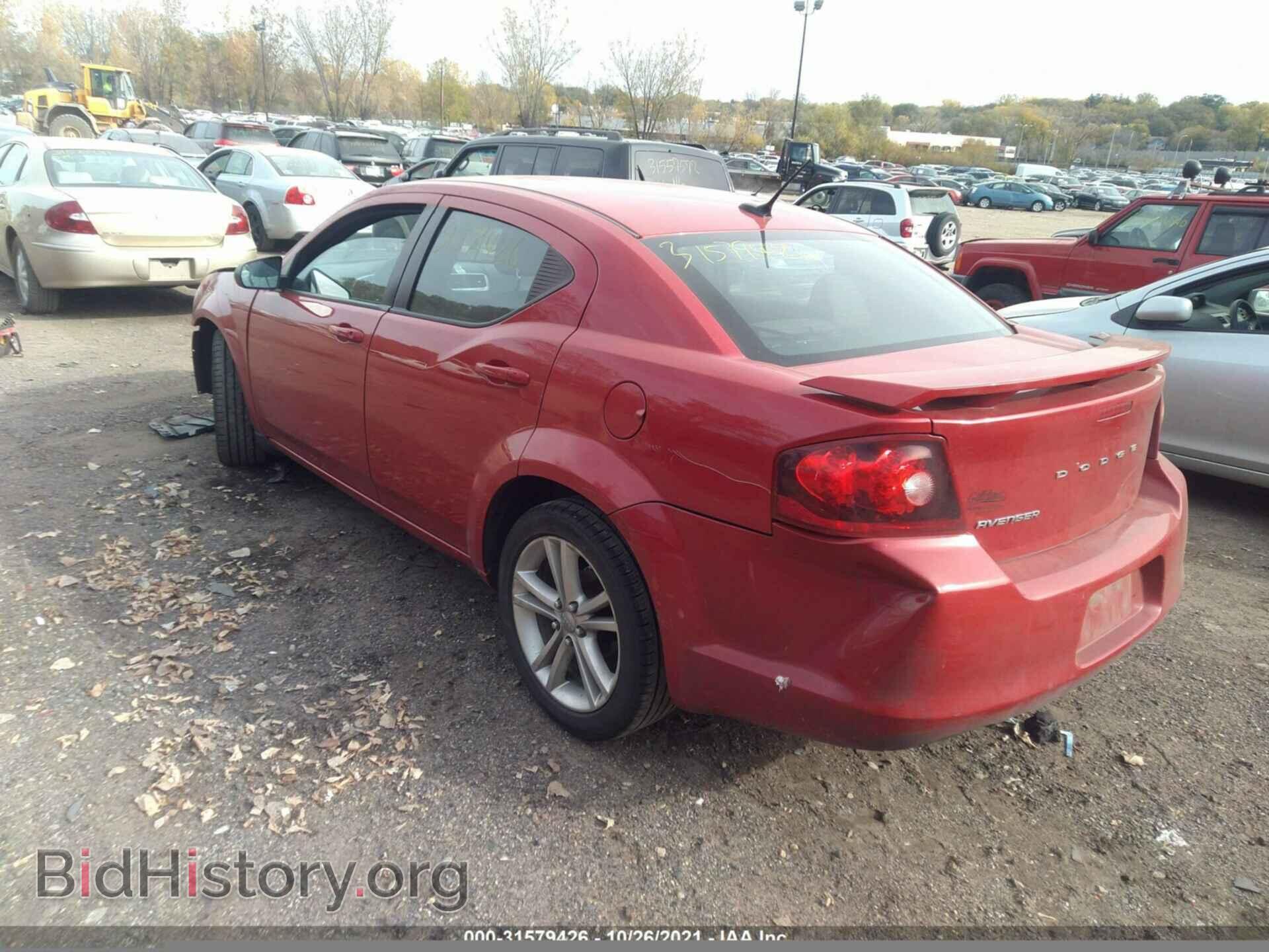 2012 DODGE AVENGER - VIN: 1C3CDZAG5CN260665 - Фото 3