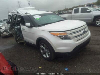 2013 Ford EXPLORER Limited, white — VIN 1FM5K8F87DGA33159, IAAI