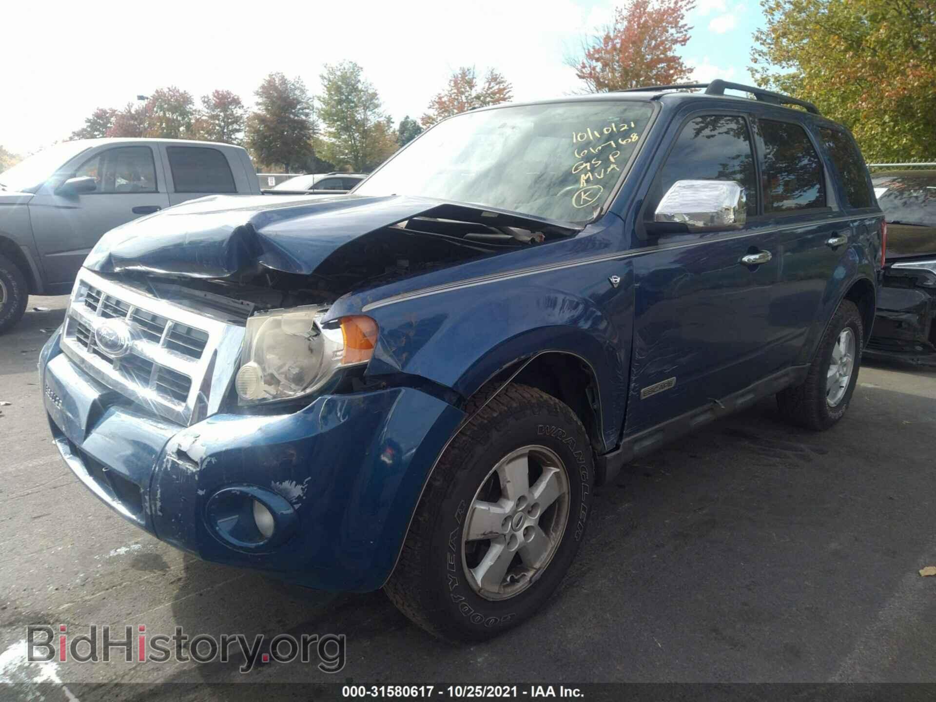 2008 FORD ESCAPE - VIN: 1FMCU03128KB89655 - Фото 2
