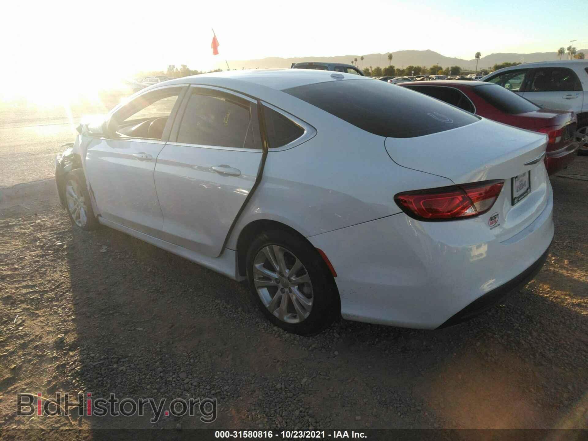 2015 CHRYSLER 200 - VIN: 1C3CCCAB8FN604434 - Фото 3