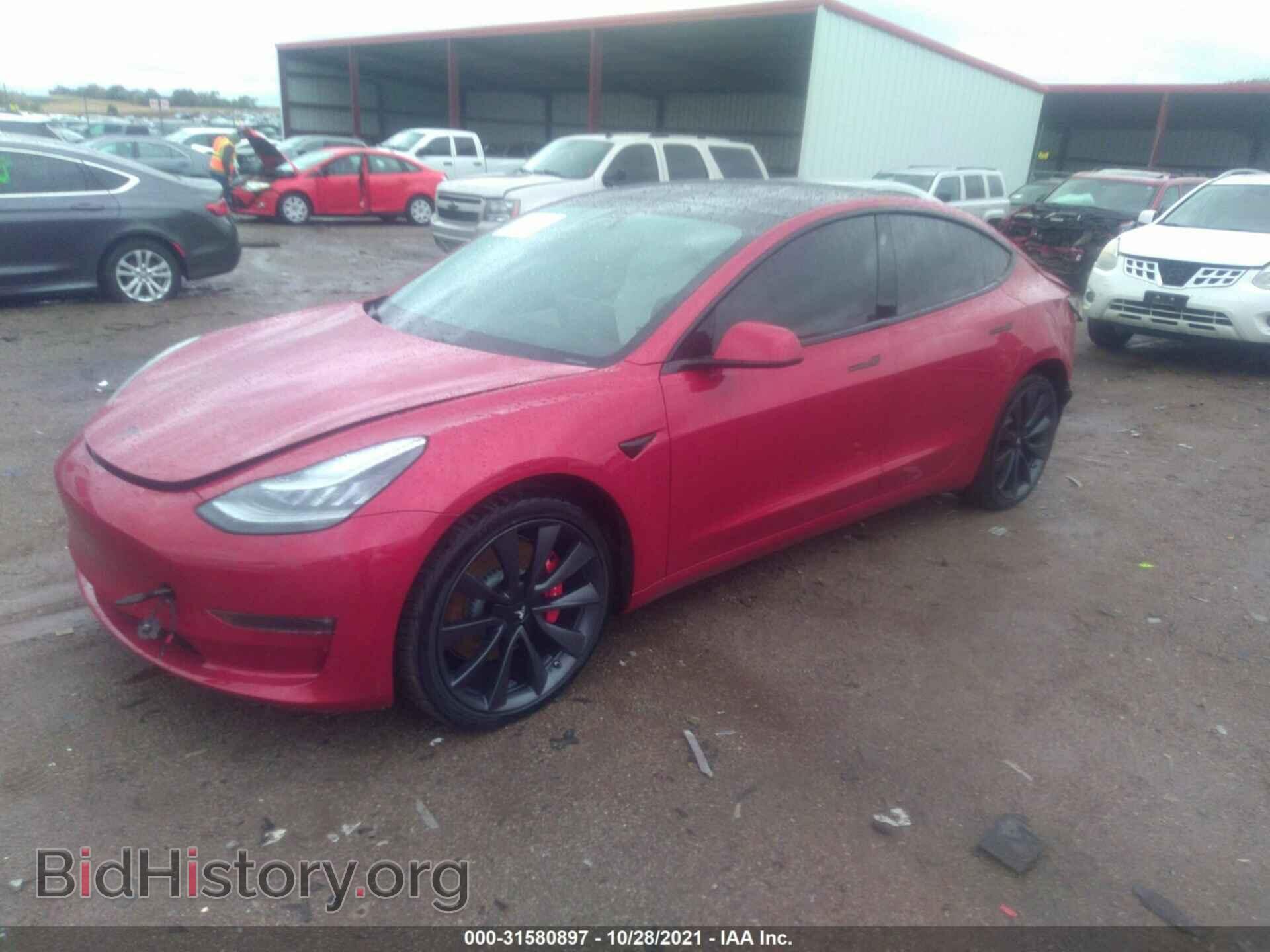 2020 TESLA MODEL 3 - VIN: 5YJ3E1EC2LF603447 - Фото 2