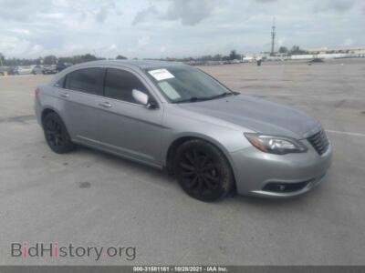 2013 Chrysler 200 Touring, серый — VIN 1C3CCBBB1DN600473, IAAI