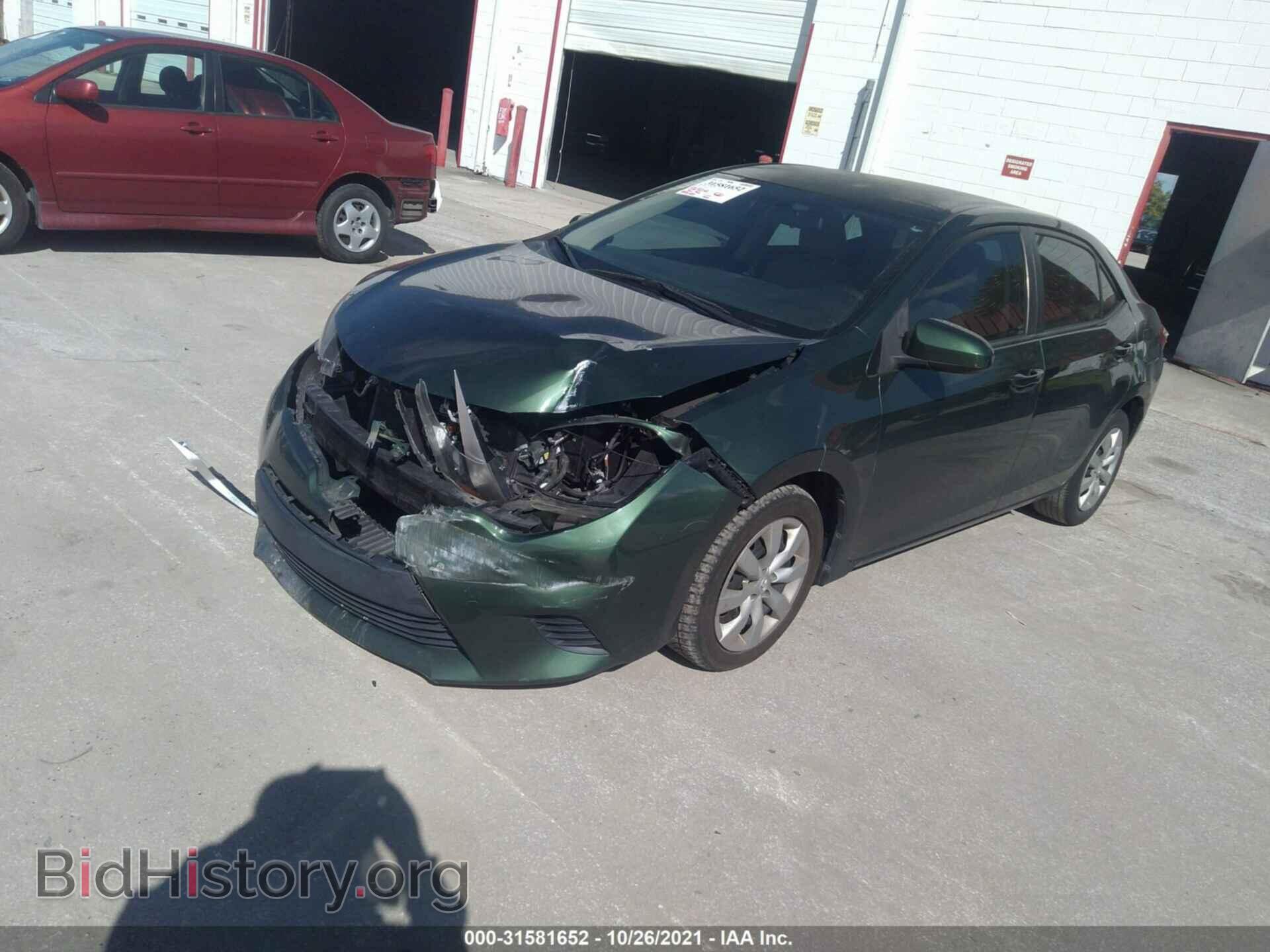 2014 TOYOTA COROLLA - VIN: 2T1BURHE0EC190655 - Фото 2