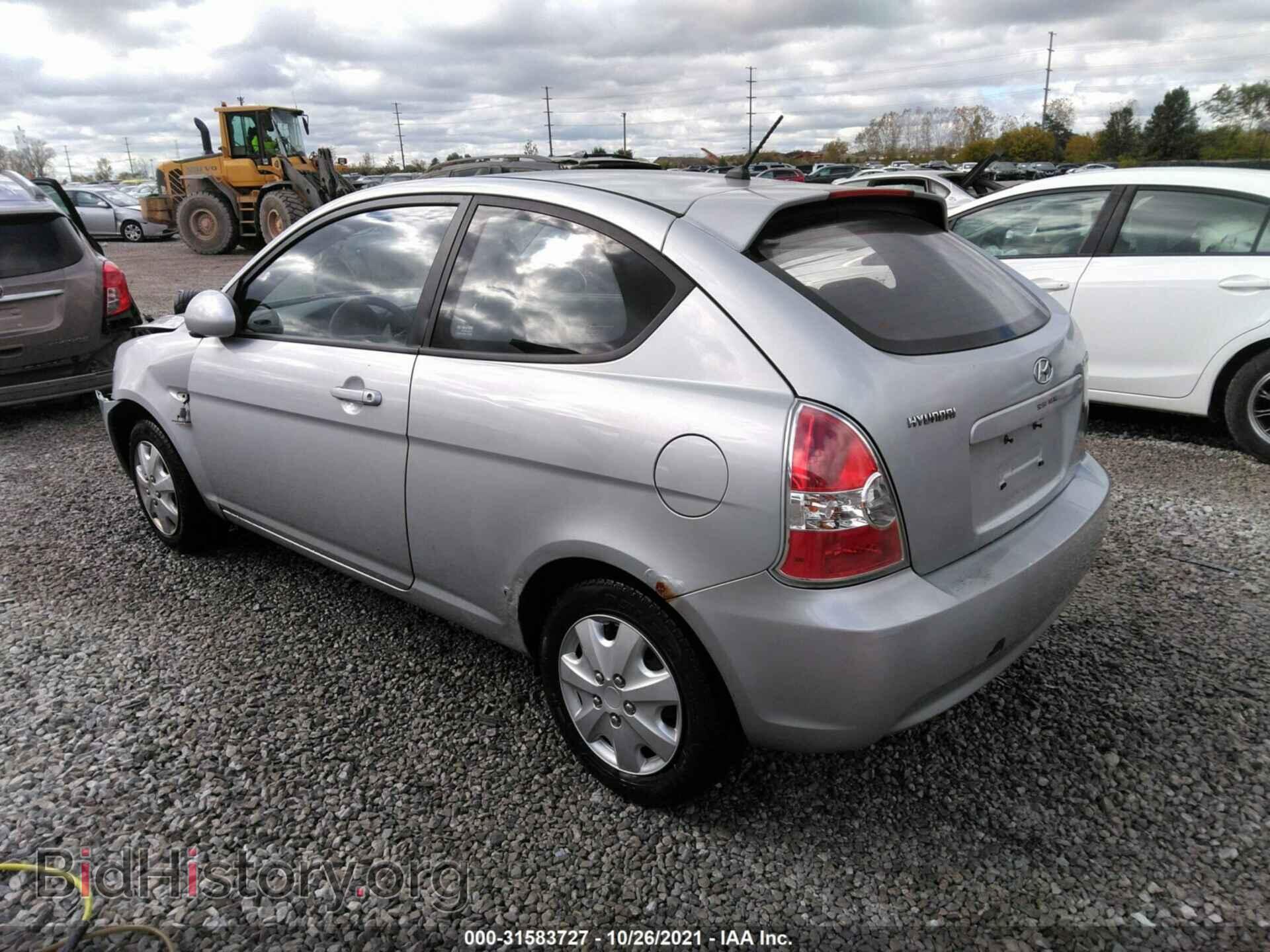 2007 HYUNDAI ACCENT - VIN: KMHCM36C37U049468 - Фото 3