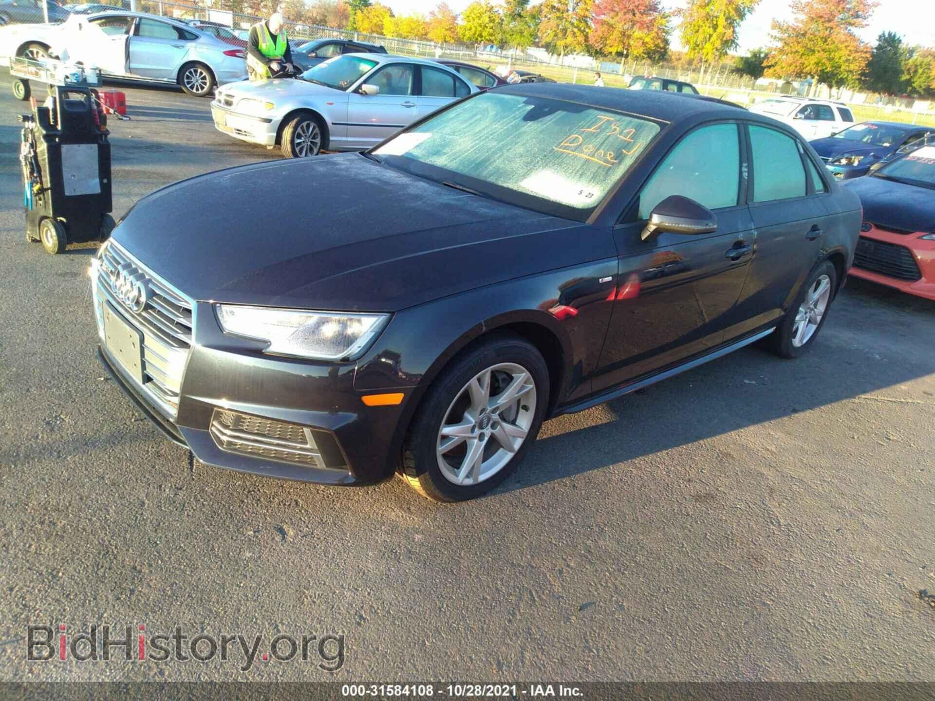 2018 AUDI A4 - VIN: WAUDNAF41JA139744 - Фото 2
