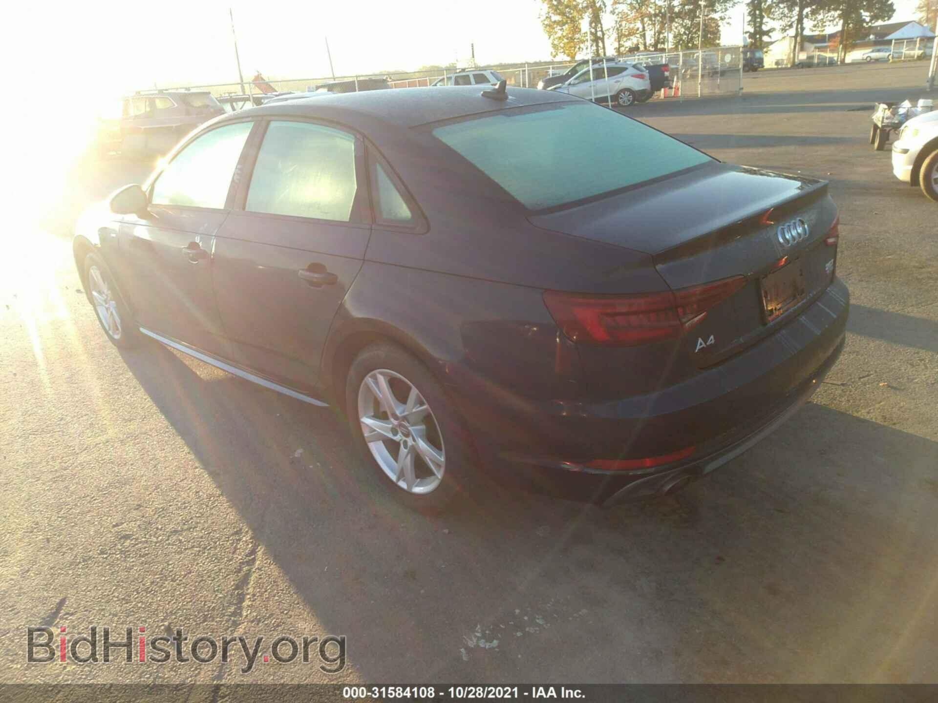 2018 AUDI A4 - VIN: WAUDNAF41JA139744 - Фото 3