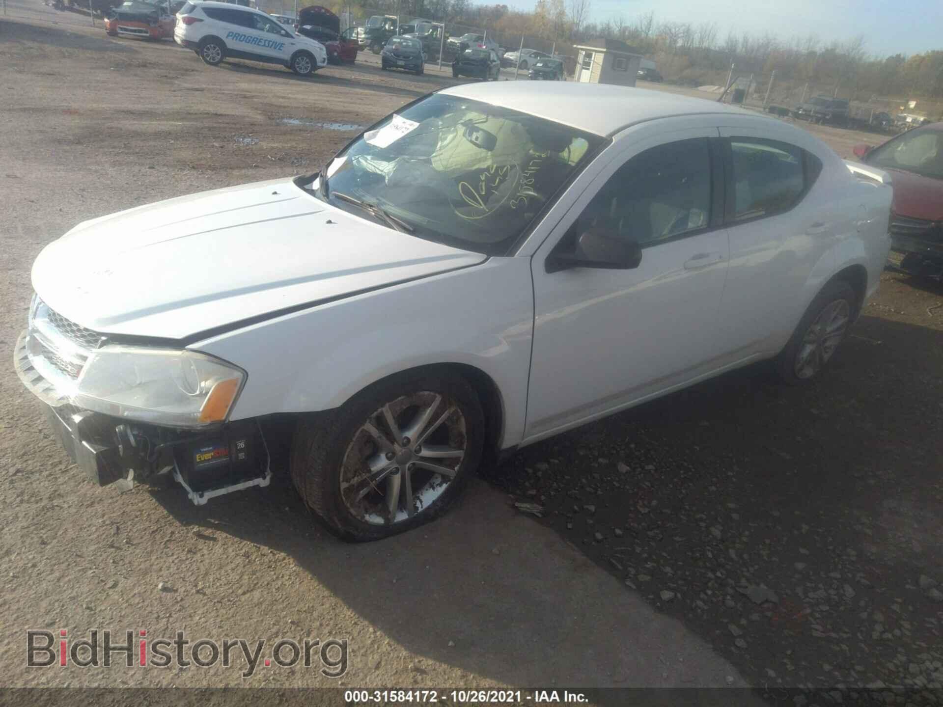 2012 DODGE AVENGER - VIN: 1C3CDZAG6CN315589 - Фото 2