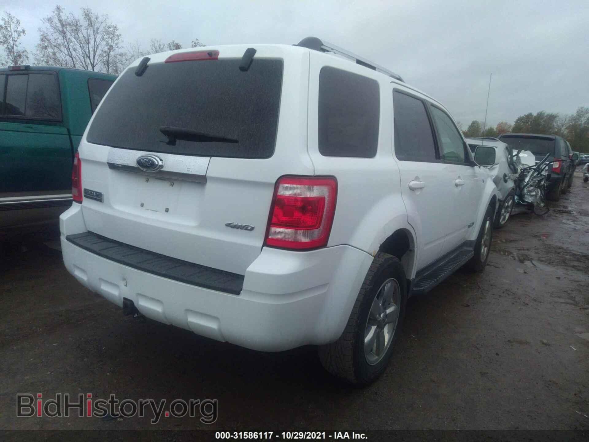 2008 FORD ESCAPE - VIN: 1FMCU94128KD76803 - Фото 4