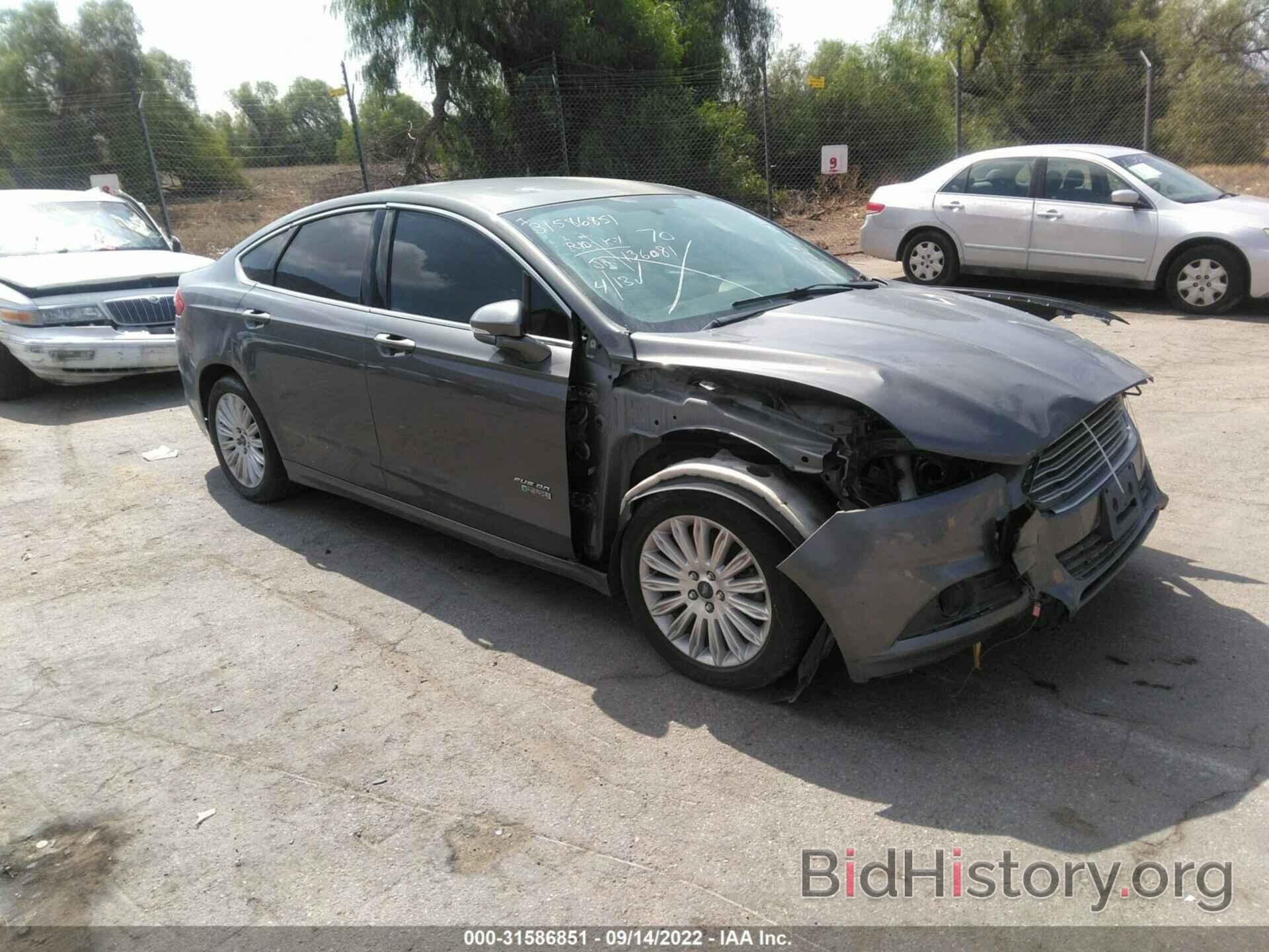 Photo 3FA6P0PU2DR247966 - FORD FUSION ENERGI 2013