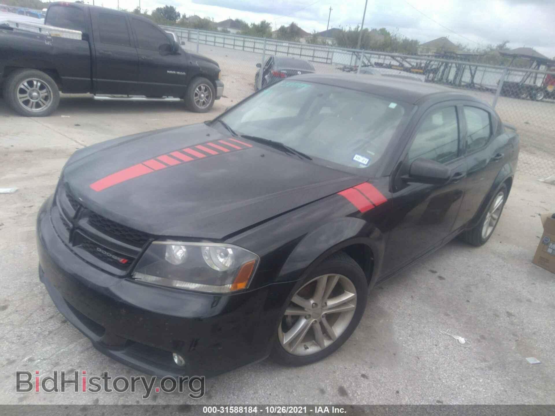 2013 DODGE AVENGER - VIN: 1C3CDZCB9DN633080 - Фото 2