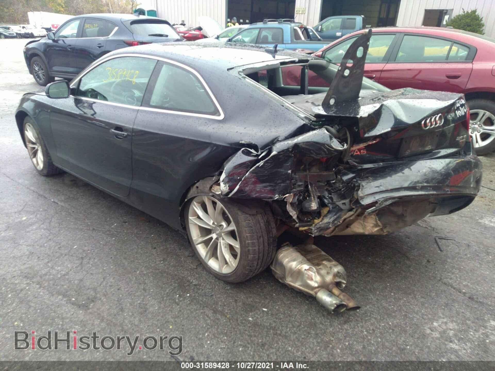 2013 AUDI A5 - VIN: WAULFAFR4DA042661 - Фото 3