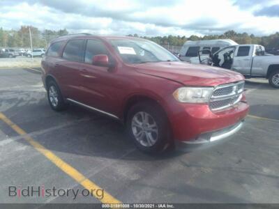 2011 Dodge DURANGO Express, красный — VIN 1D4RD2GG1BC618409, IAAI