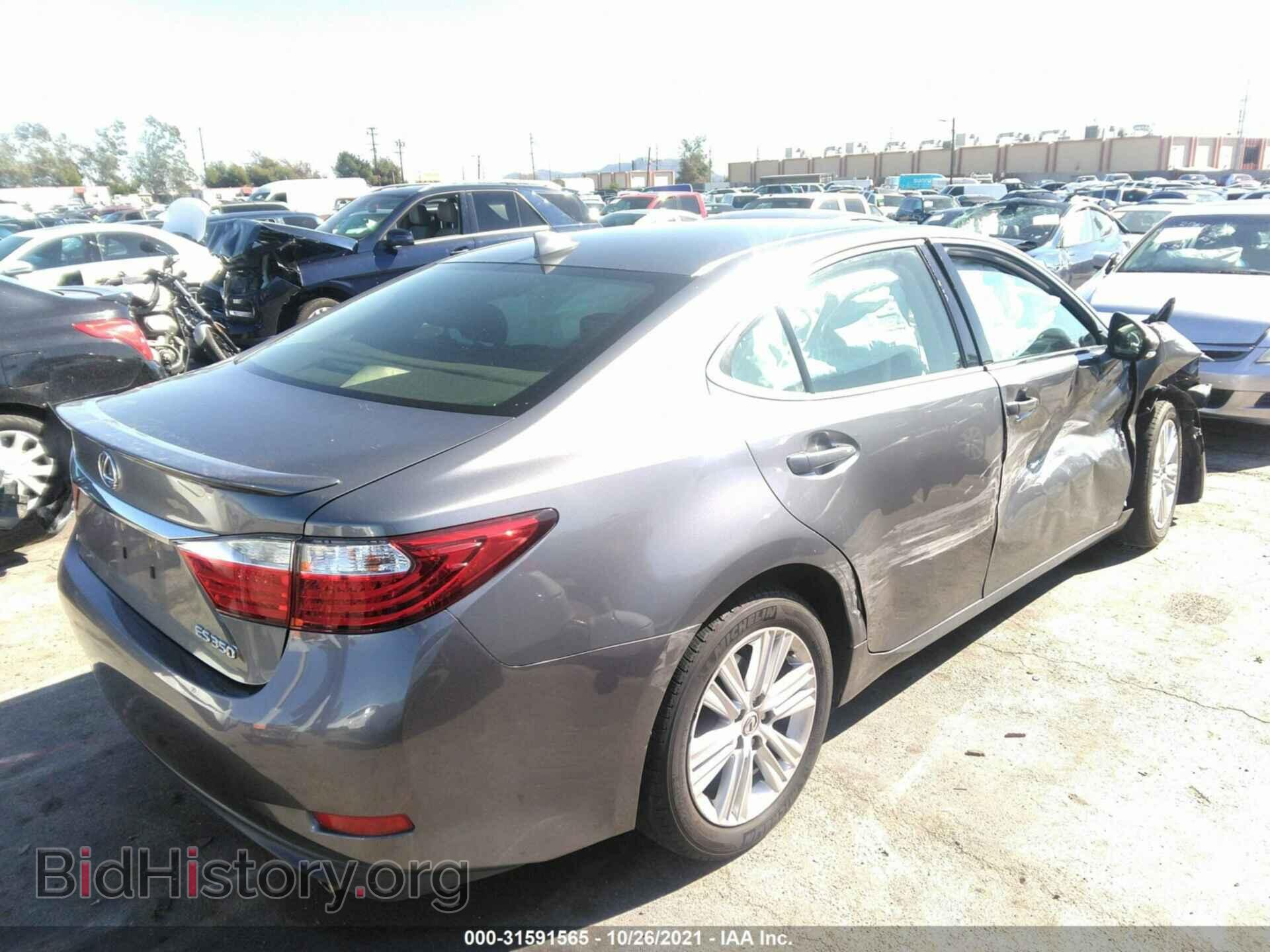 2015 LEXUS ES 350 - VIN: JTHBK1GG7F2180939 - Фото 4