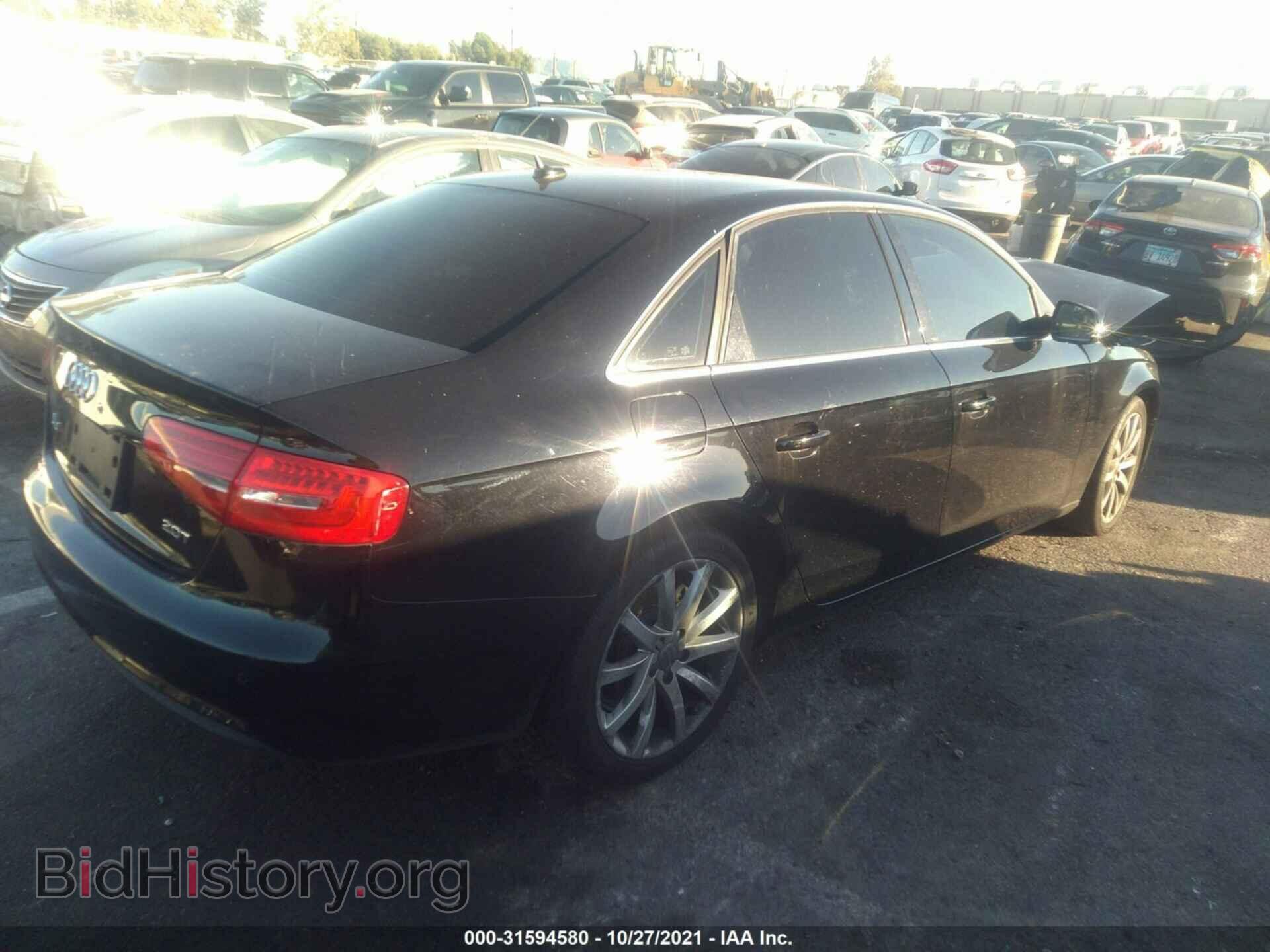 2013 AUDI A4 - VIN: WAUEFAFL7DN020196 - Фото 4