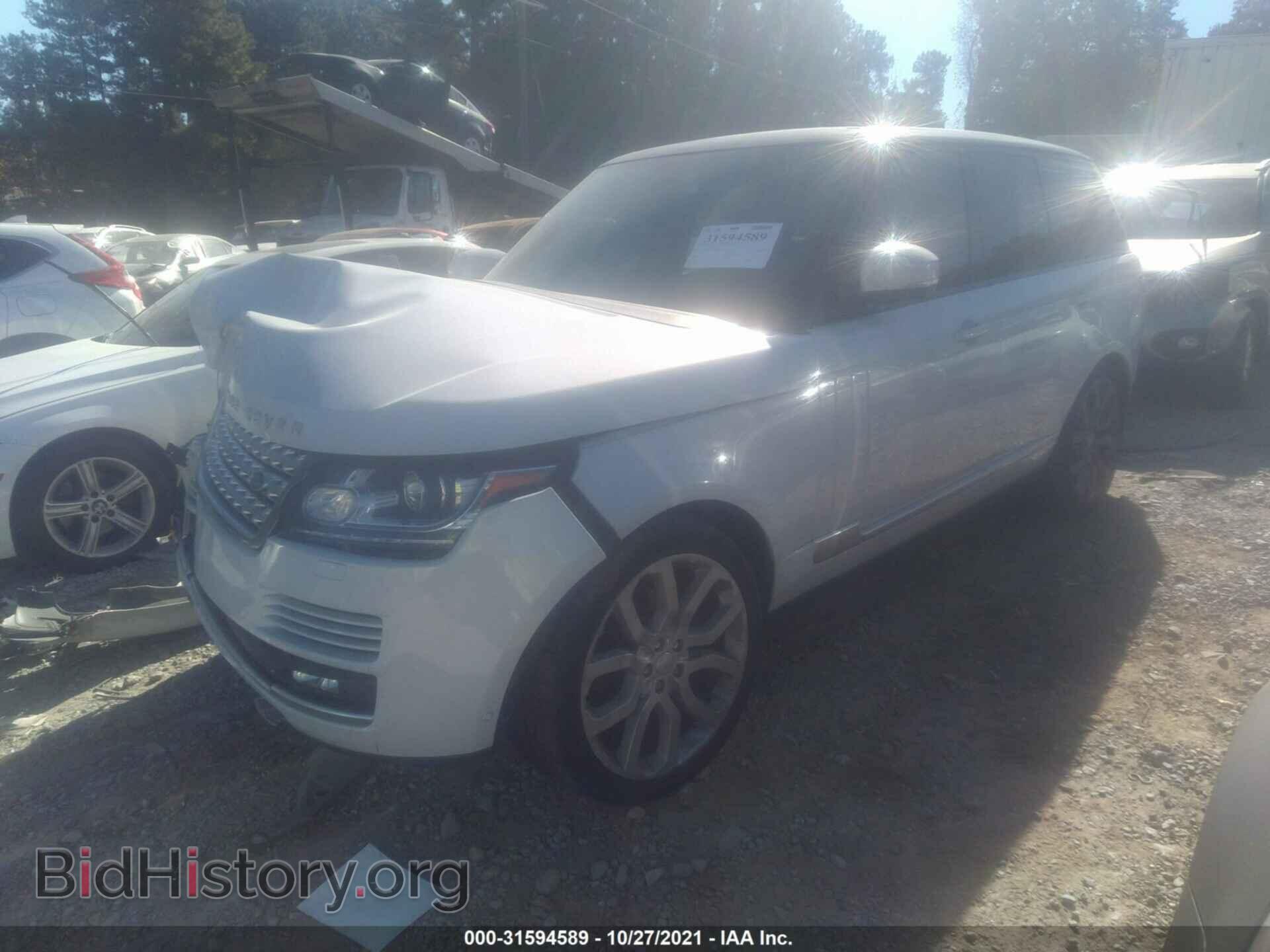 2015 LAND ROVER RANGE ROVER - VIN: SALGS2VF5FA226841 - Фото 2
