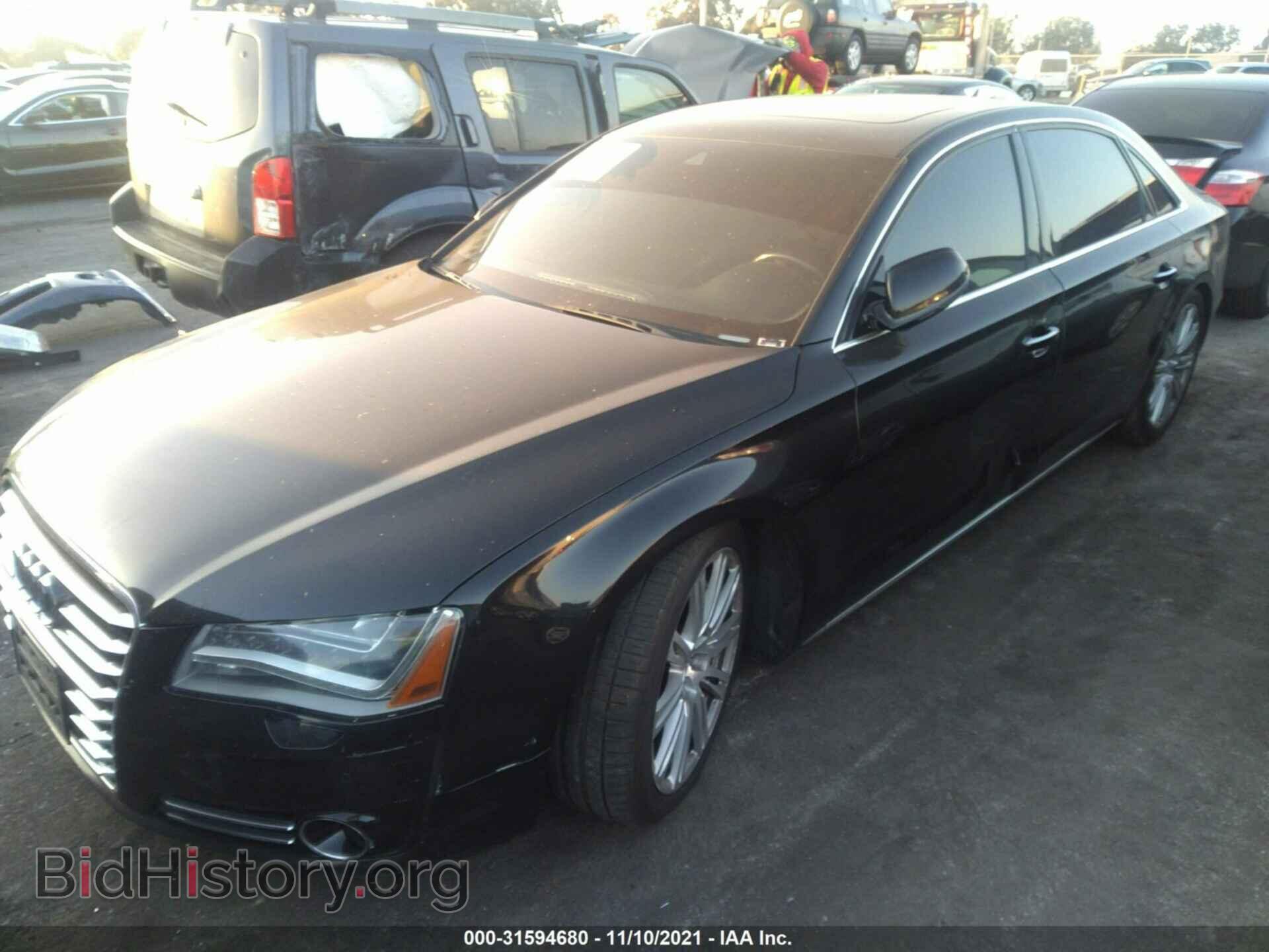 2013 AUDI A8 L - VIN: WAUR2AFD1DN019776 - Фото 2