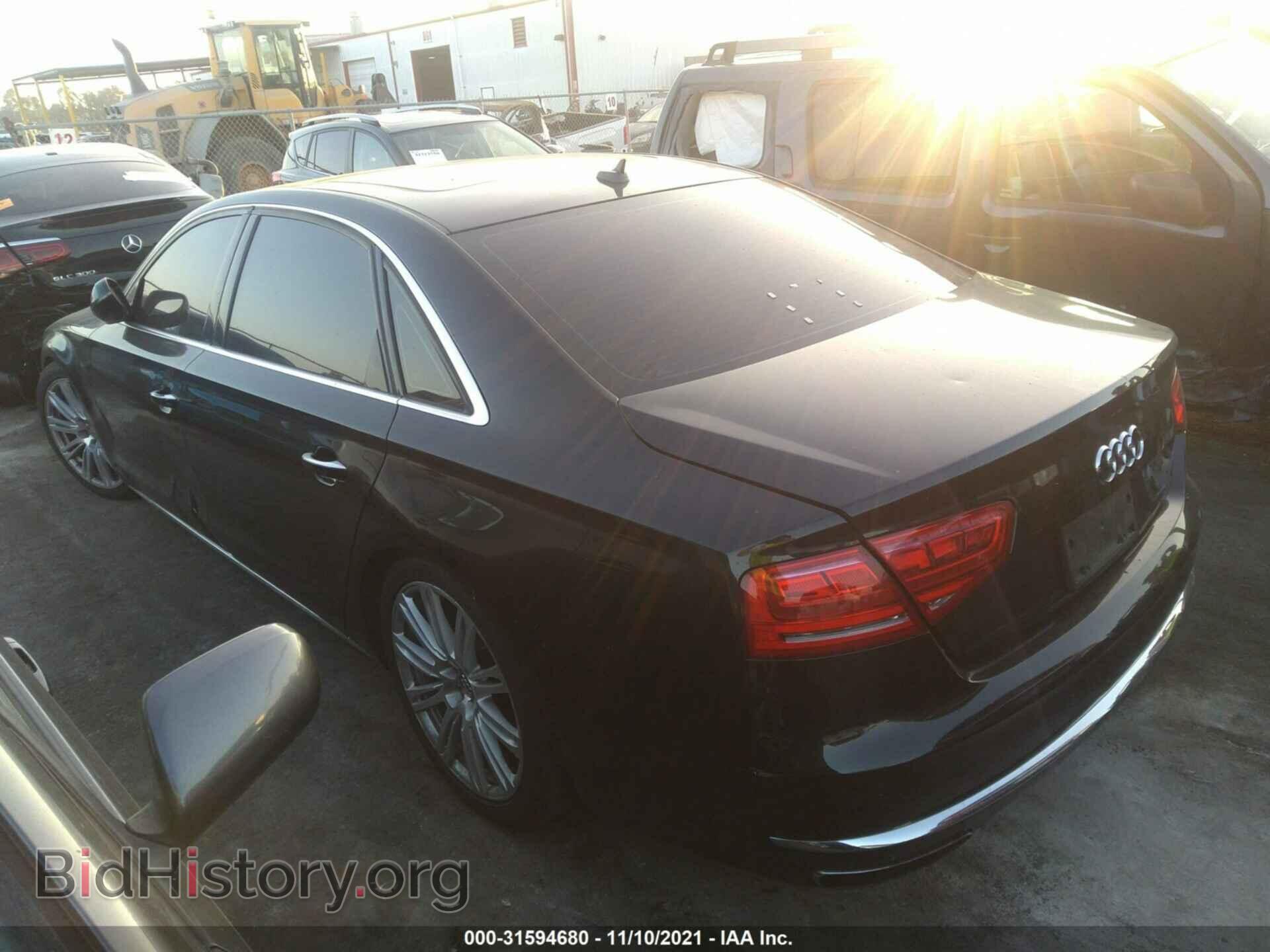 2013 AUDI A8 L - VIN: WAUR2AFD1DN019776 - Фото 3