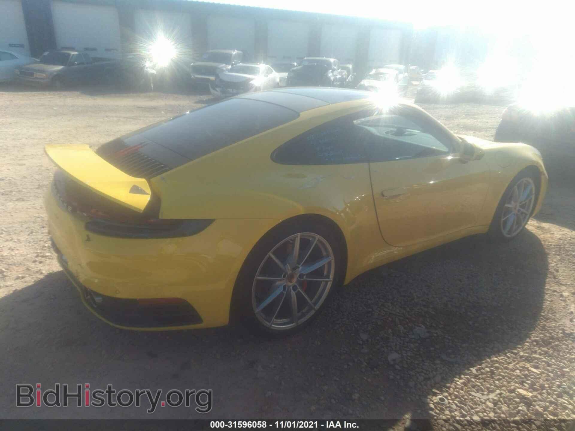 2021 PORSCHE 911 - VIN: WP0AB2A94MS222980 - Фото 4