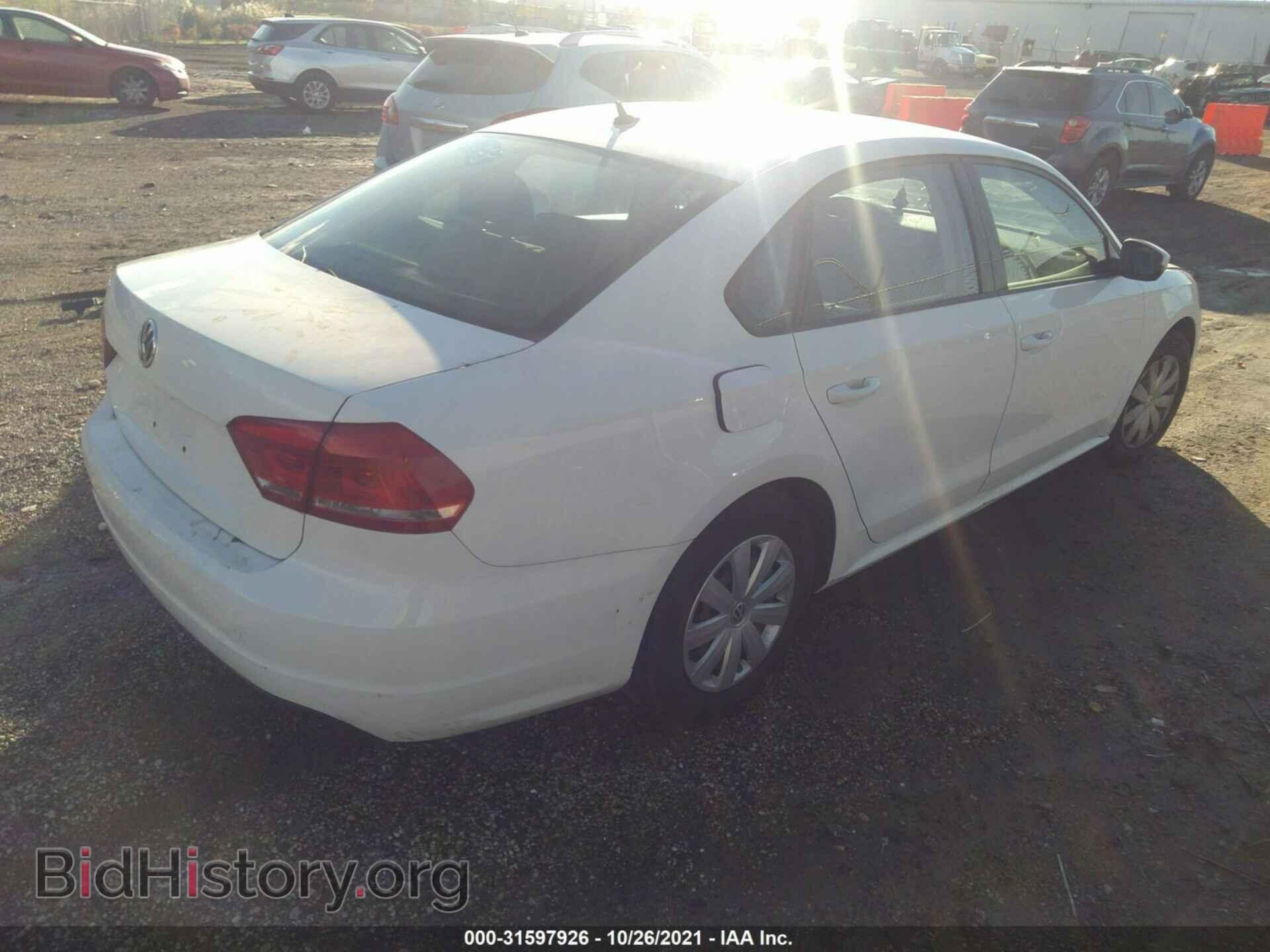 2013 VOLKSWAGEN PASSAT - VIN: 1VWAP7A3XDC150927 - Фото 4