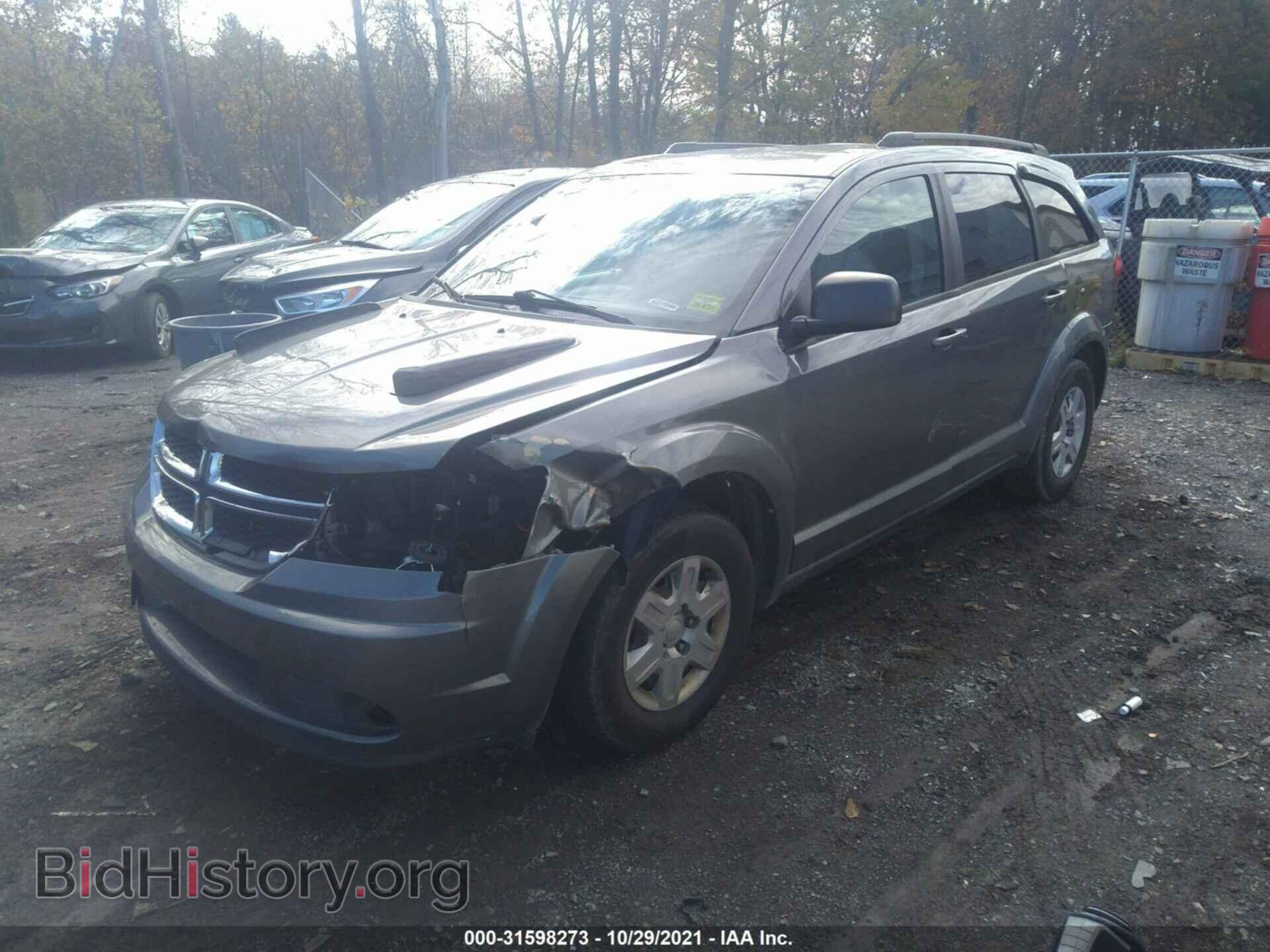 2012 DODGE JOURNEY - VIN: 3C4PDCAB2CT167780 - Фото 2
