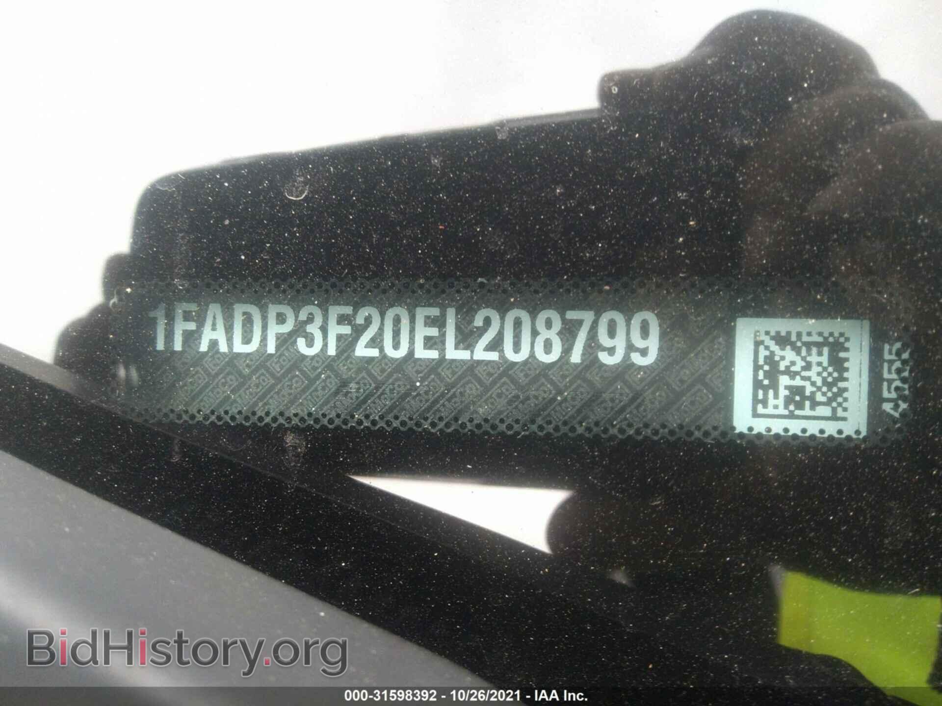 2014 FORD FOCUS - VIN: 1FADP3F20EL208799 - Фото 9