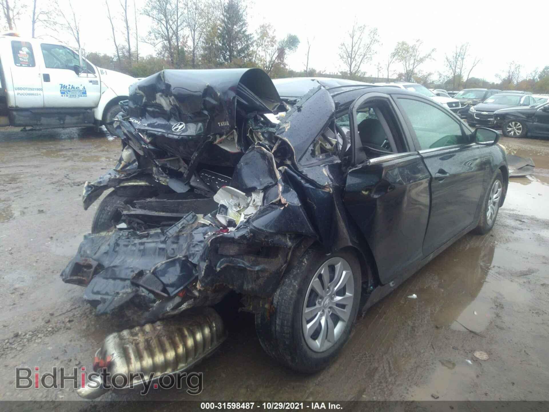 2012 HYUNDAI SONATA - VIN: 5NPEB4ACXCH500593 - Фото 4