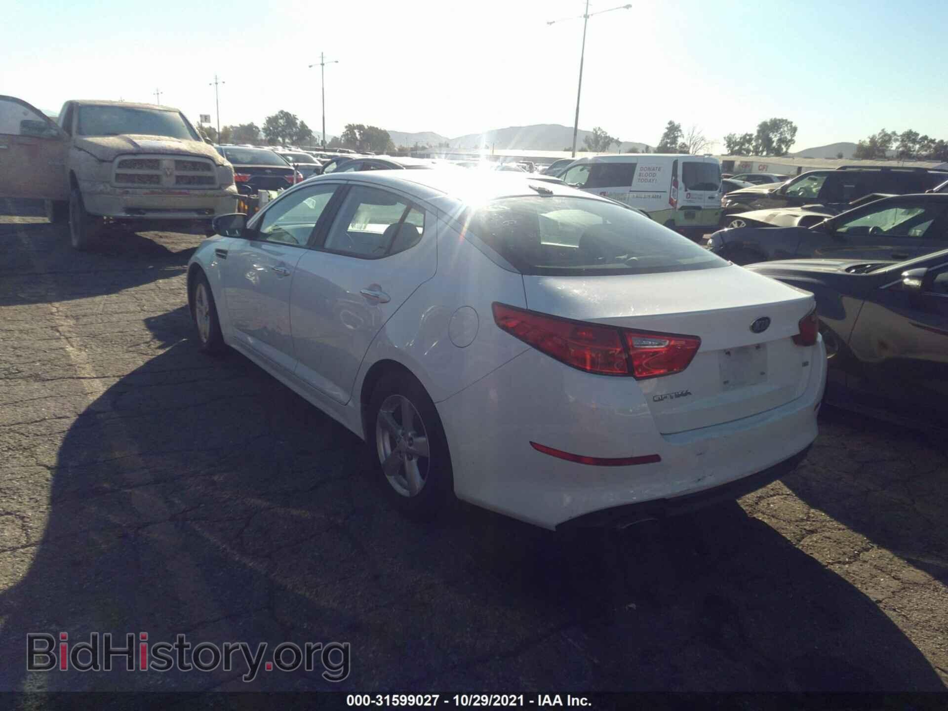 2015 KIA OPTIMA - VIN: 5XXGM4A72FG457809 - Photo 3