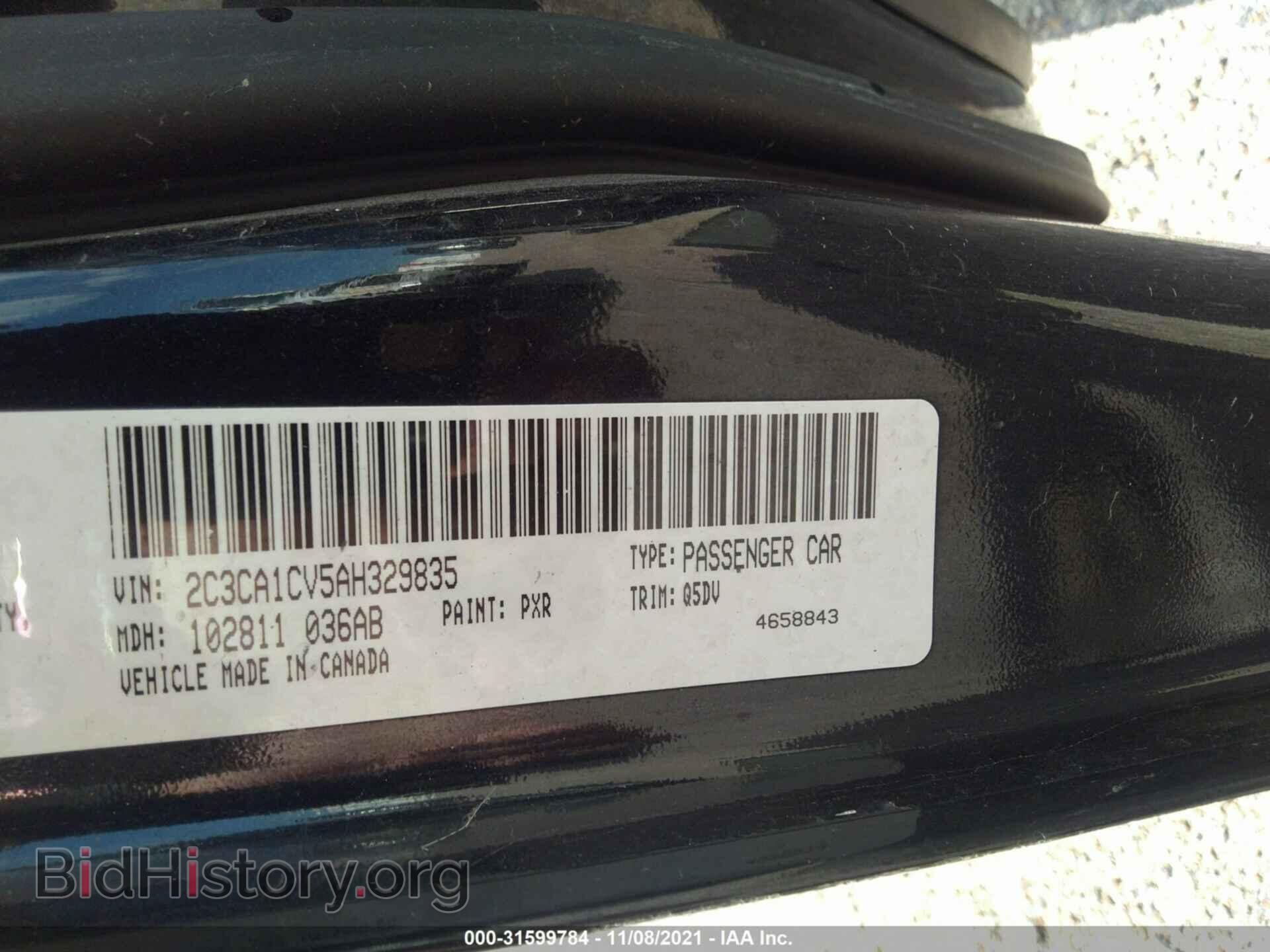 2010 CHRYSLER 300 - VIN: 2C3CA1CV5AH329835 - Фото 9