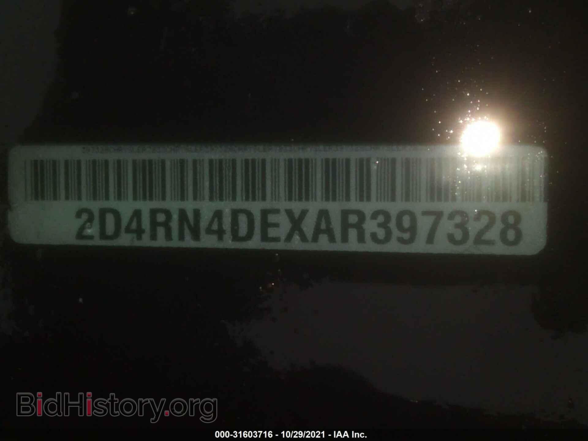 2010 DODGE GRAND CARAVAN - VIN: 2D4RN4DEXAR397328 - Фото 9