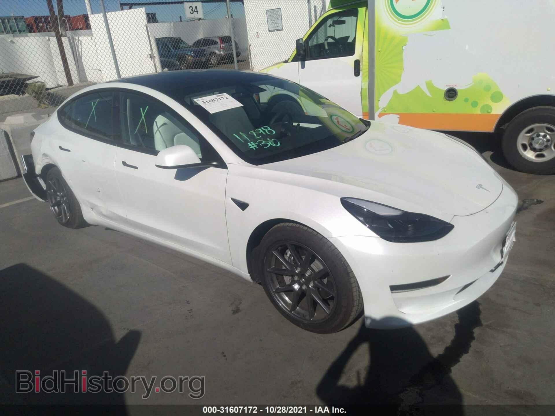 Photo 5YJ3E1EA2MF000868 - TESLA MODEL 3 2021