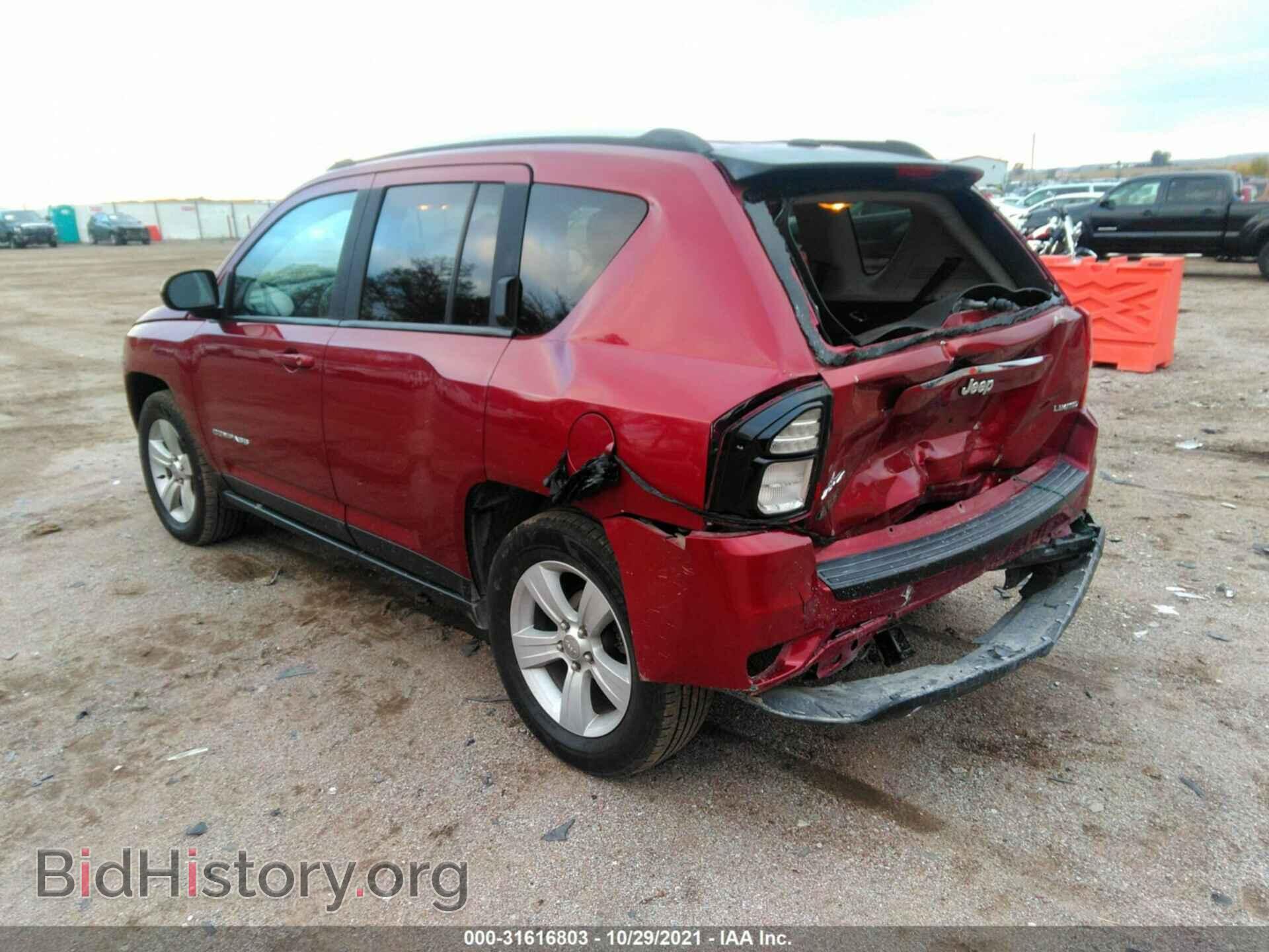 2016 JEEP COMPASS - VIN: 1C4NJDBB2GD686747 - Фото 3