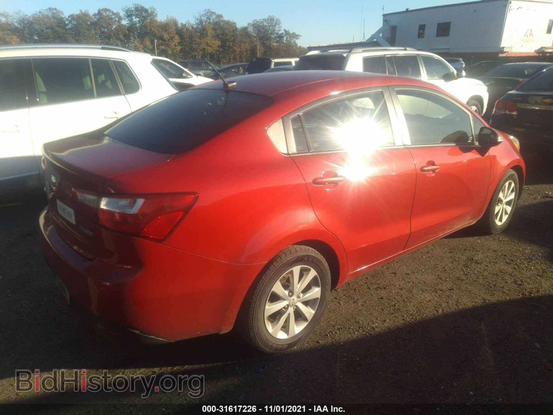 2012 KIA RIO - VIN: KNADN4A36C6058633 - Фото 4