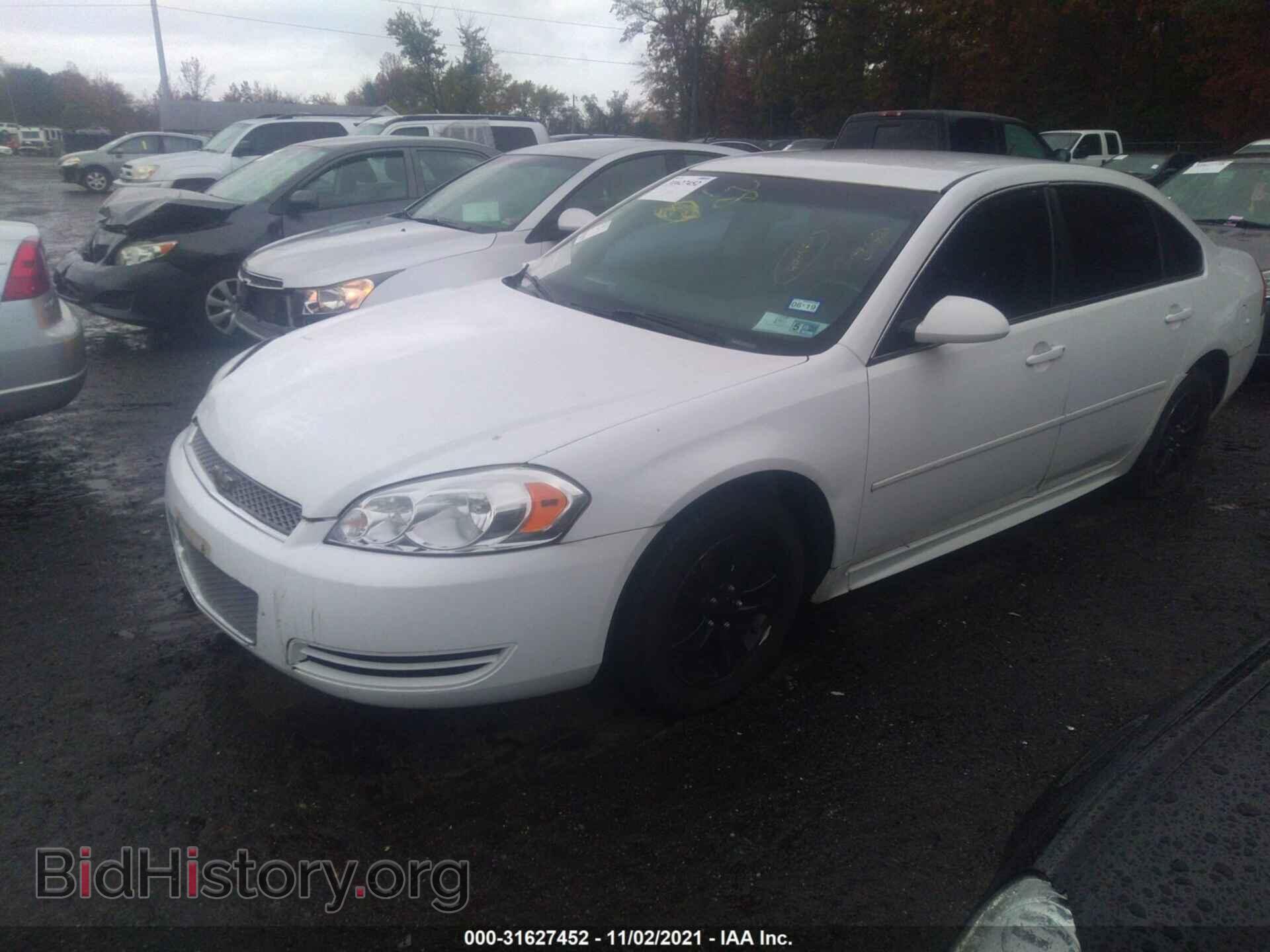 2012 CHEVROLET IMPALA - VIN: 2G1WF5E33C1317586 - Фото 2