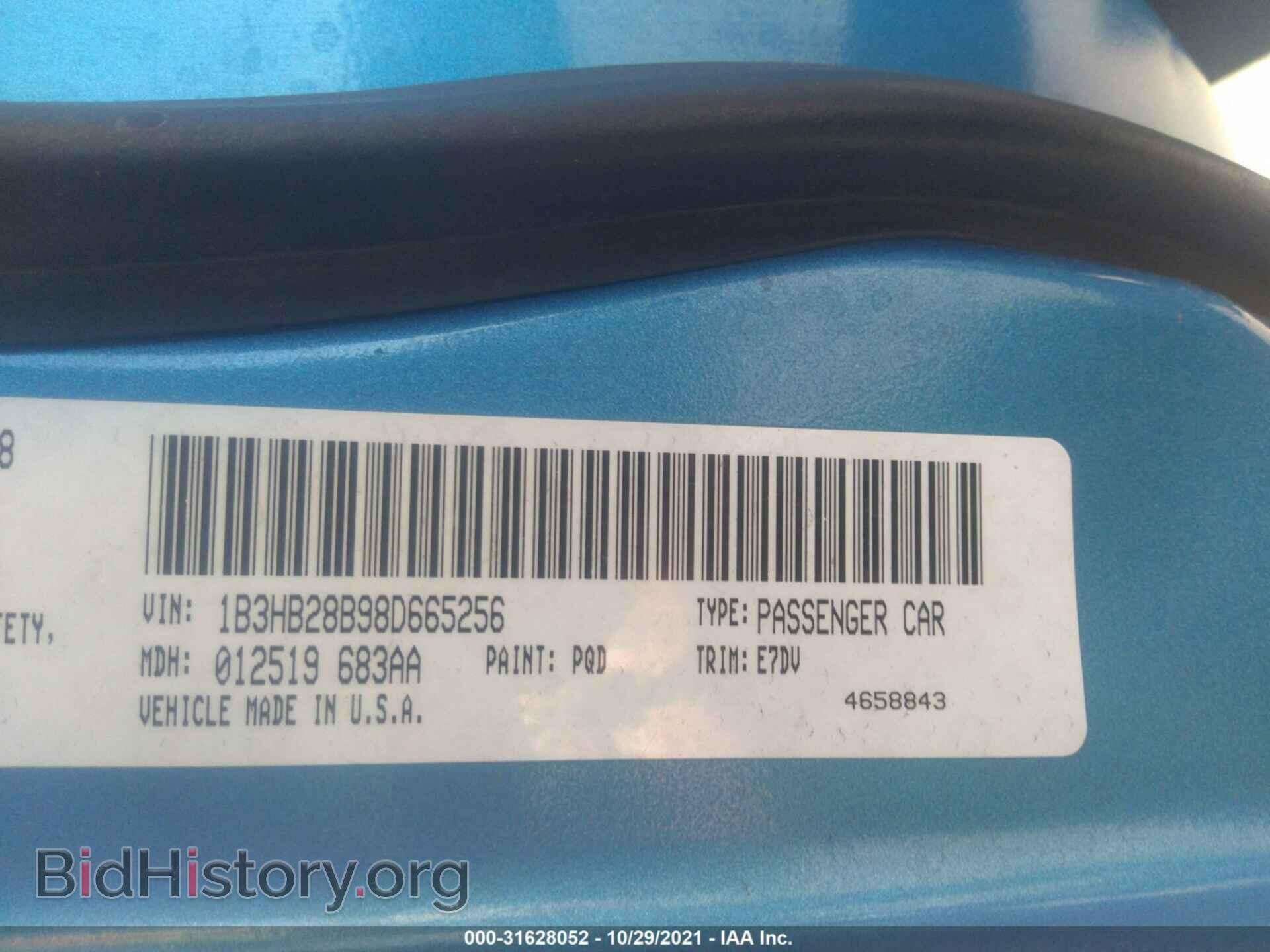 2008 DODGE CALIBER - VIN: 1B3HB28B98D665256 - Photo 9