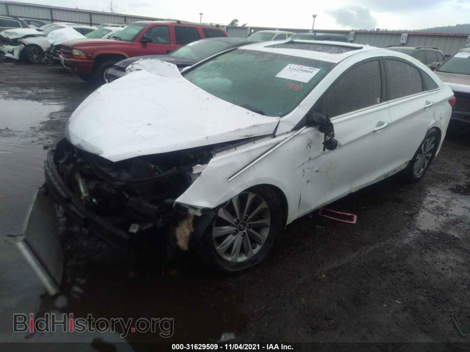 2014 HYUNDAI SONATA - VIN: 5NPEC4AC4EH829449 - Фото 2