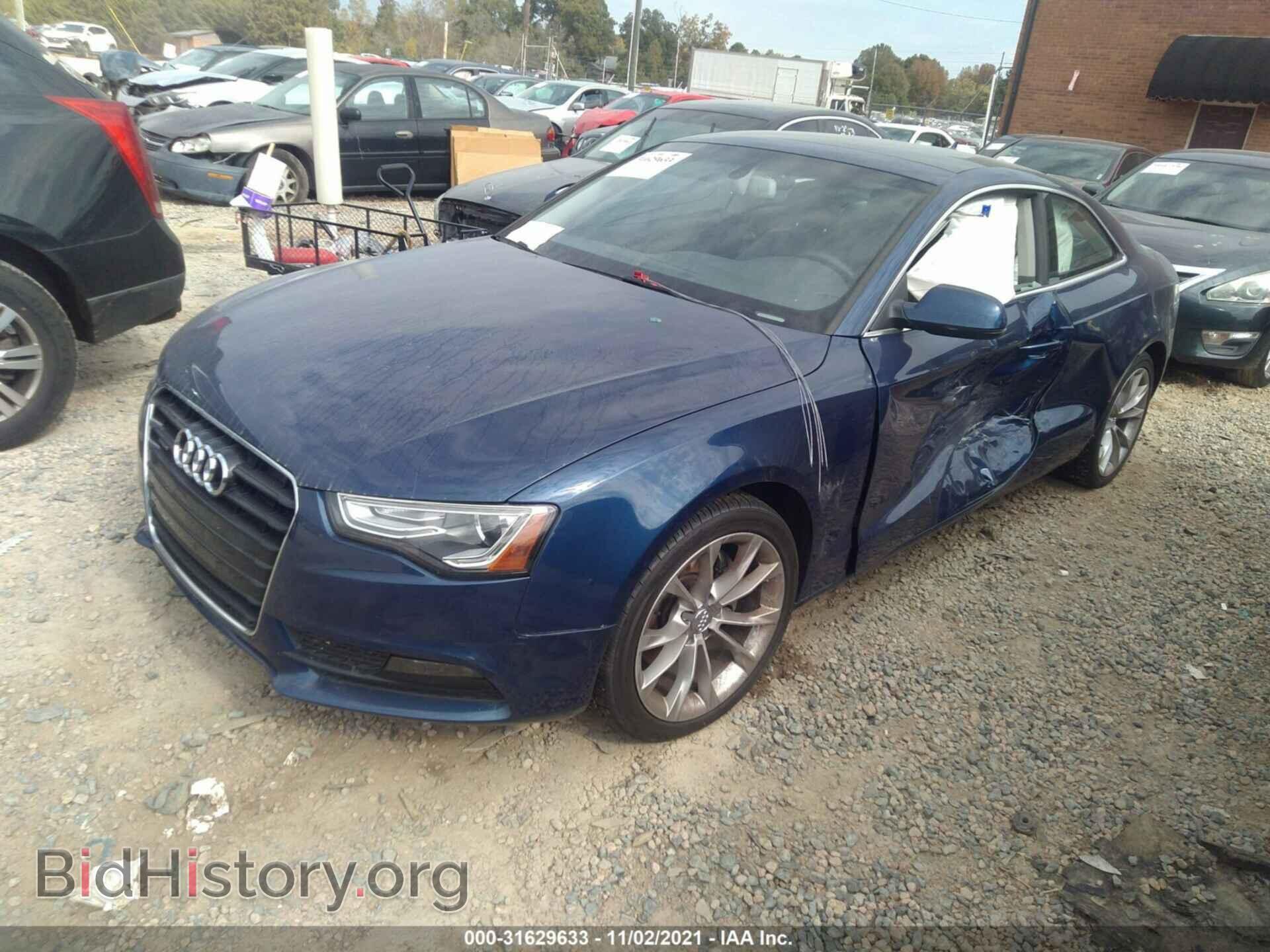 2013 AUDI A5 - VIN: WAURFAFR0DA073335 - Фото 2