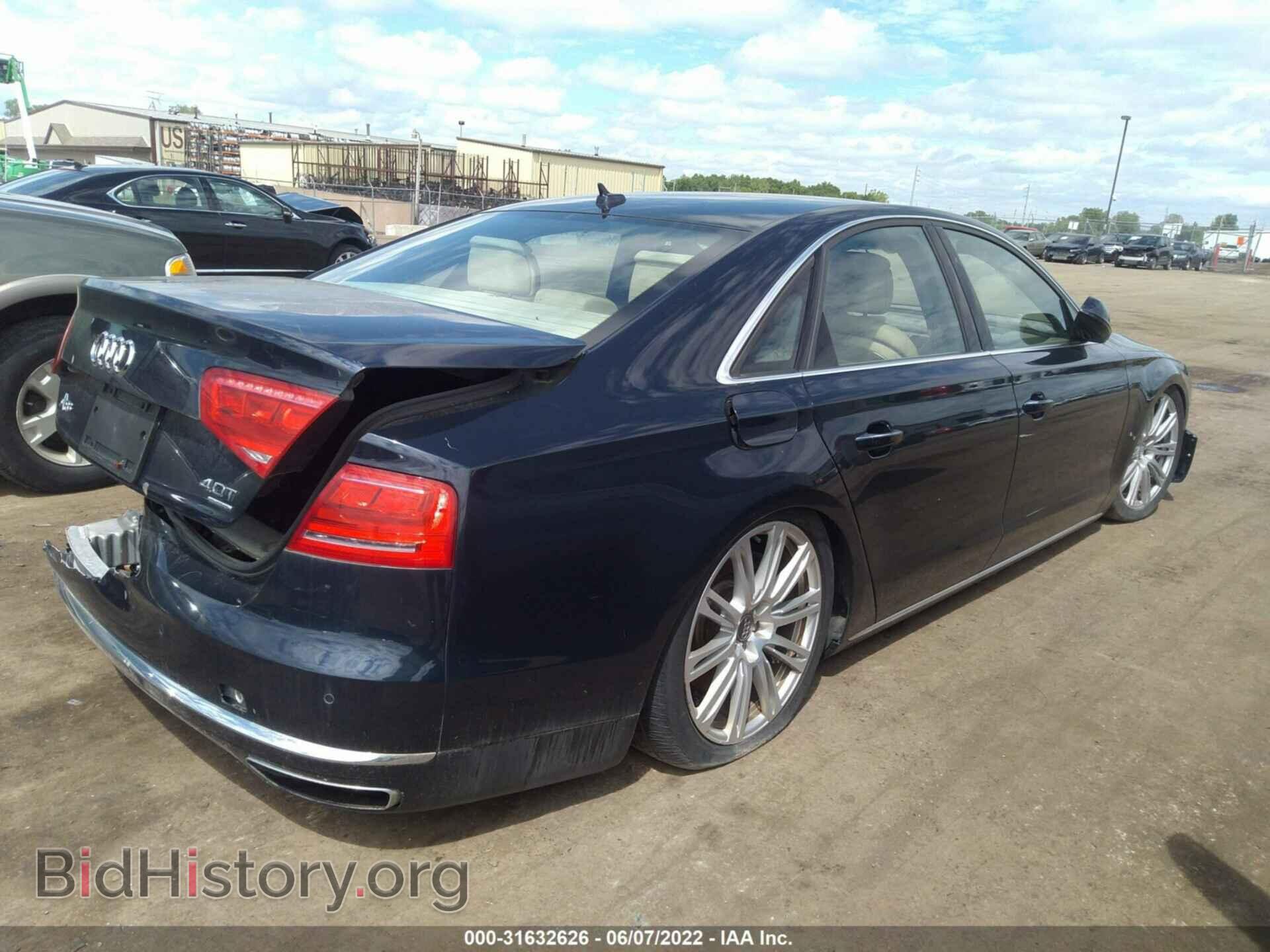 2013 AUDI A8 - VIN: WAUA2AFD8DN031209 - Фото 4
