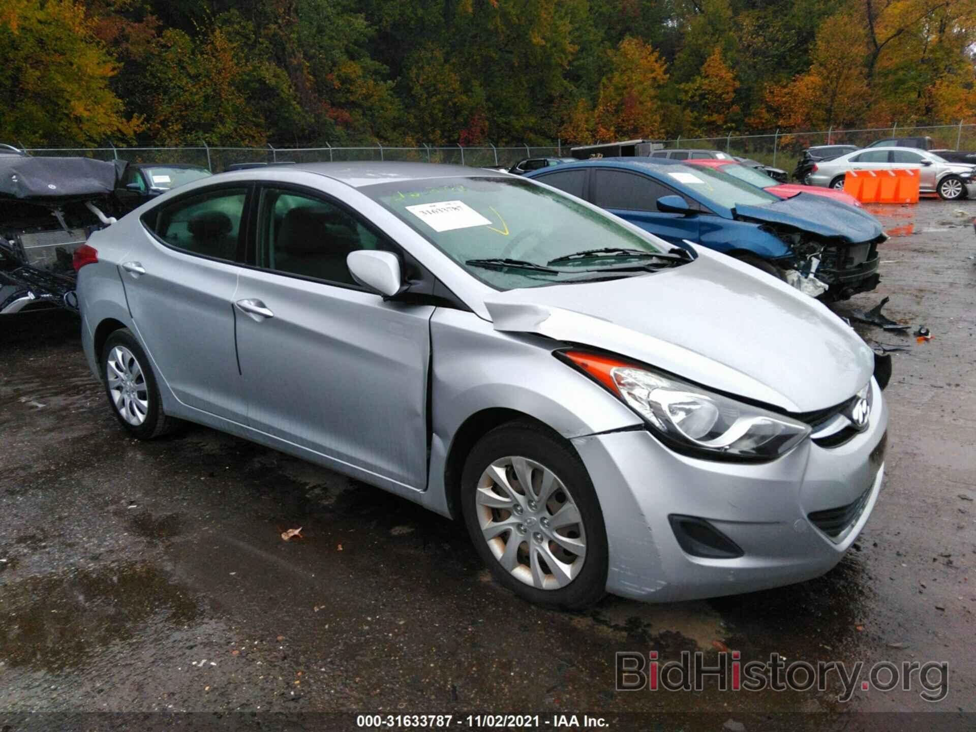 Photo 5NPDH4AE1CH066995 - HYUNDAI ELANTRA 2012