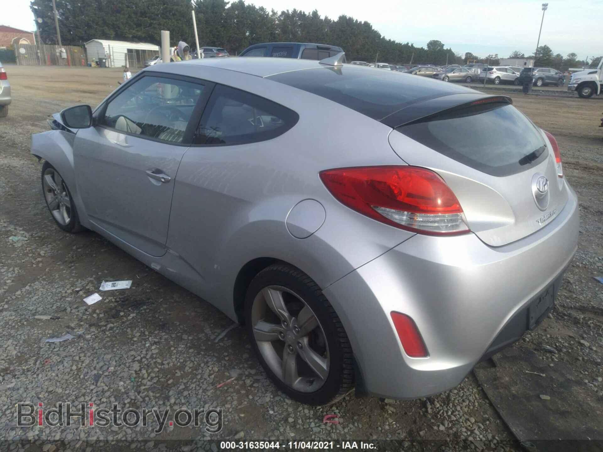 2012 HYUNDAI VELOSTER - VIN: KMHTC6AD3CU065510 - Фото 3