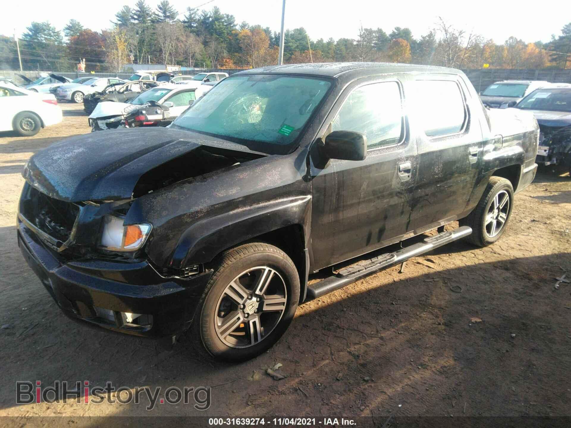 2013 HONDA RIDGELINE - VIN: 5FPYK1F73DB009099 - Фото 2