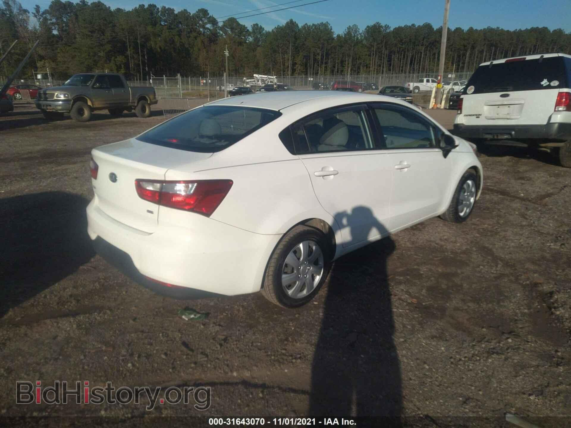 2016 KIA RIO - VIN: KNADM4A32G6658655 - Фото 4