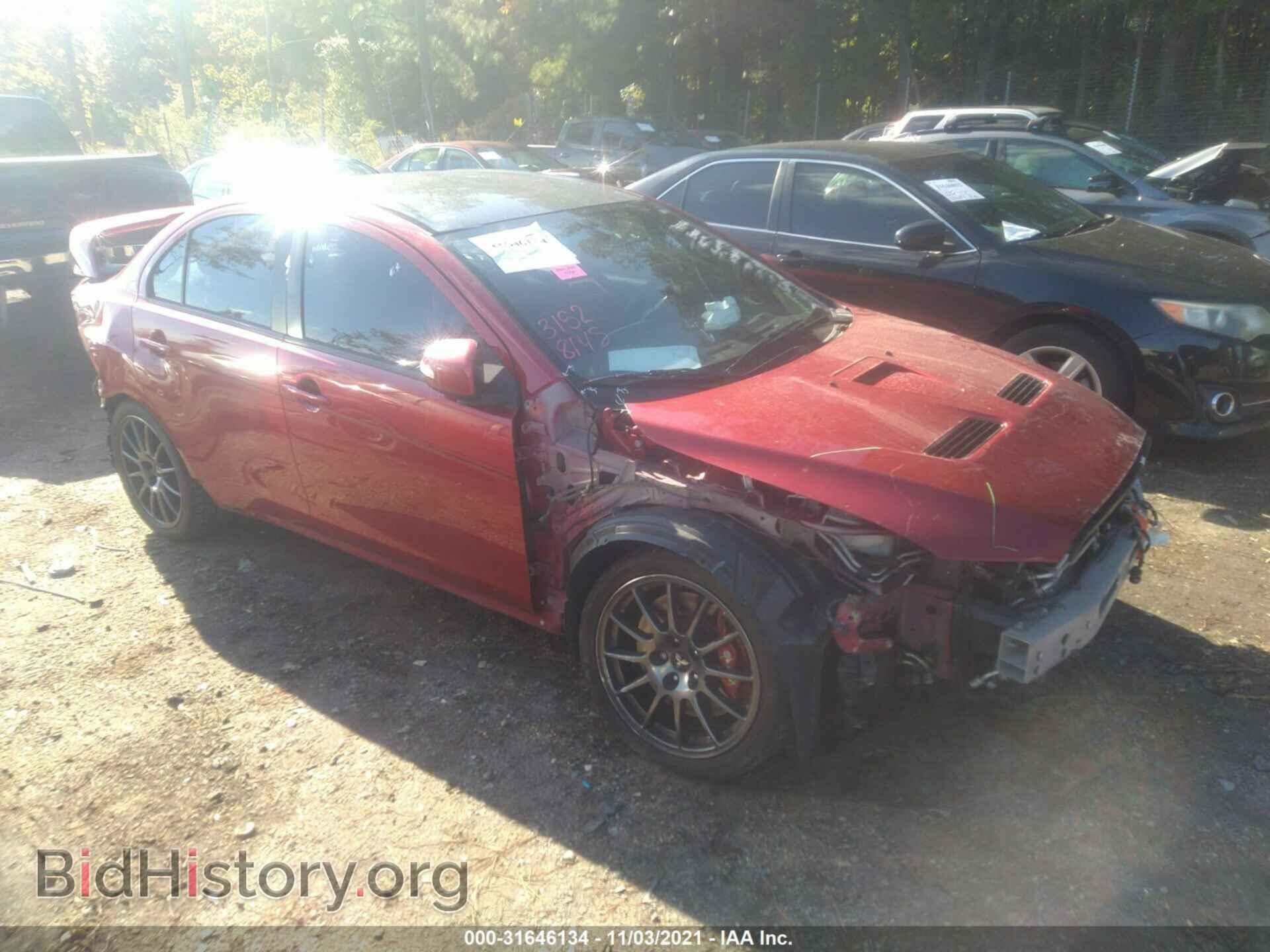 Photo JA32W7FVXFU028844 - MITSUBISHI LANCER EVOLUTION 2015