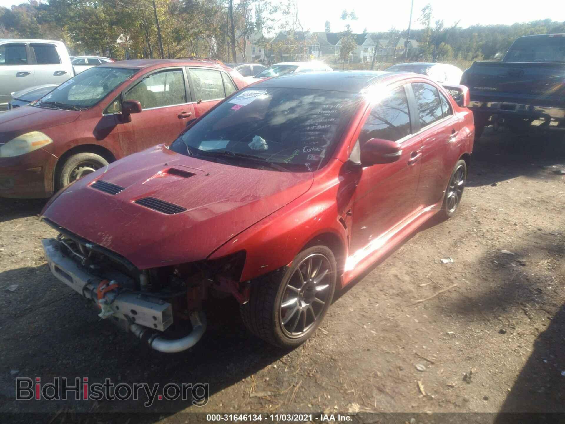 2015 MITSUBISHI LANCER EVOLUTION - VIN: JA32W7FVXFU028844 - Фото 2