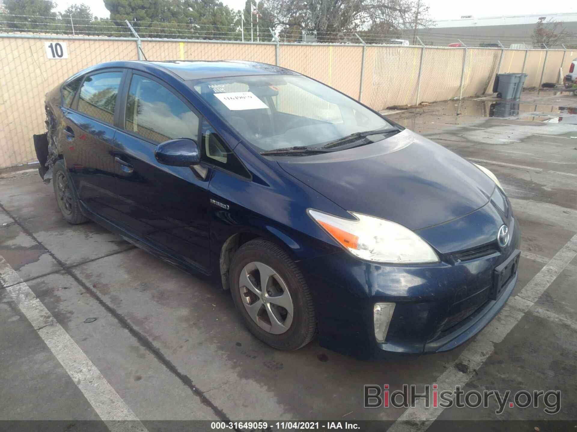 Photo JTDKN3DU2D1685580 - TOYOTA PRIUS 2013