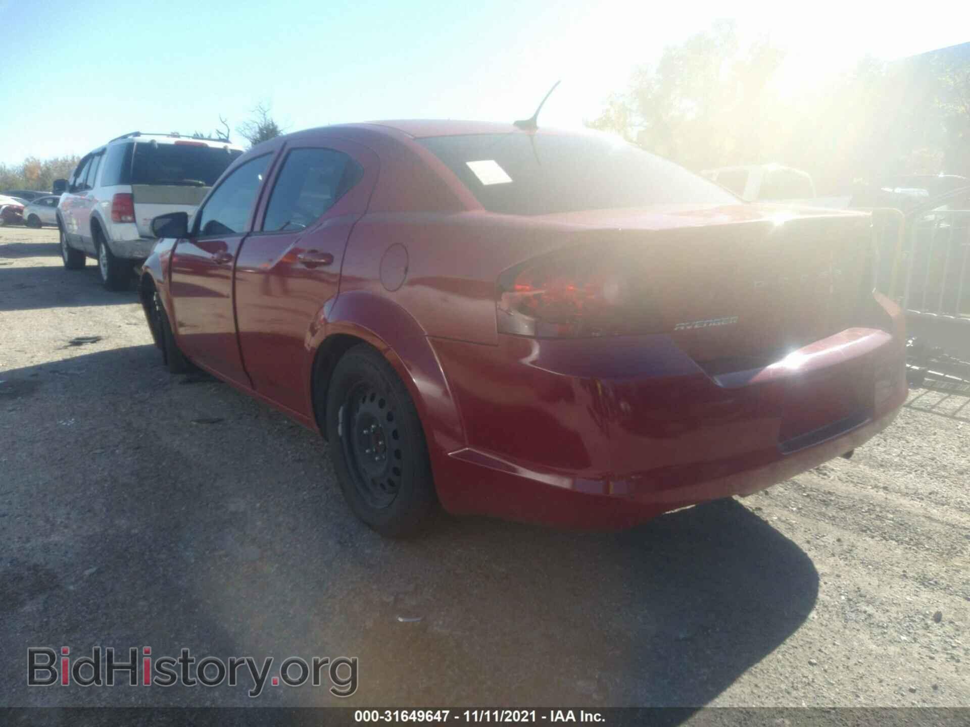 2013 DODGE AVENGER - VIN: 1C3CDZAB4DN730058 - Photo 3